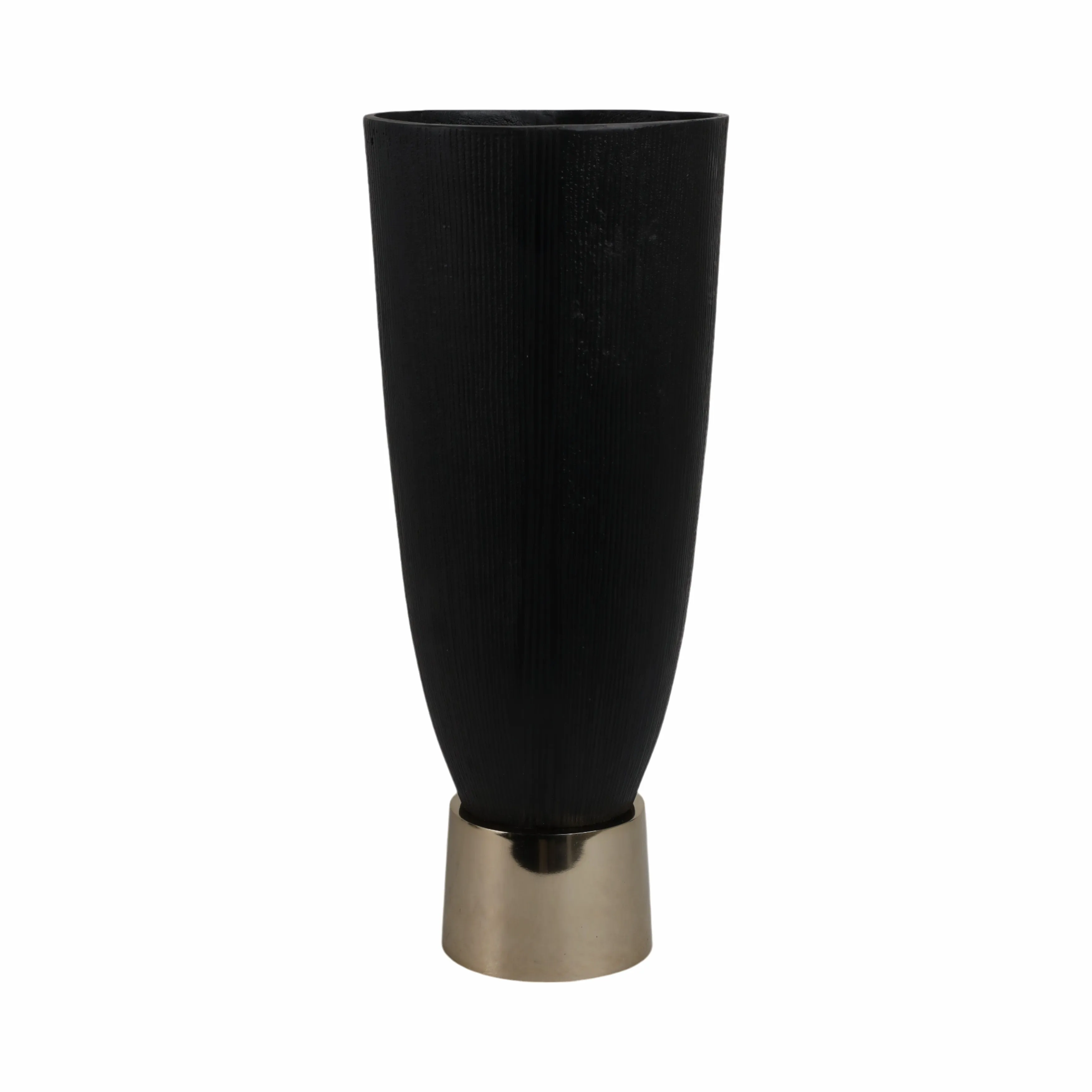 20"wallmar Large Black And Gold Vase
