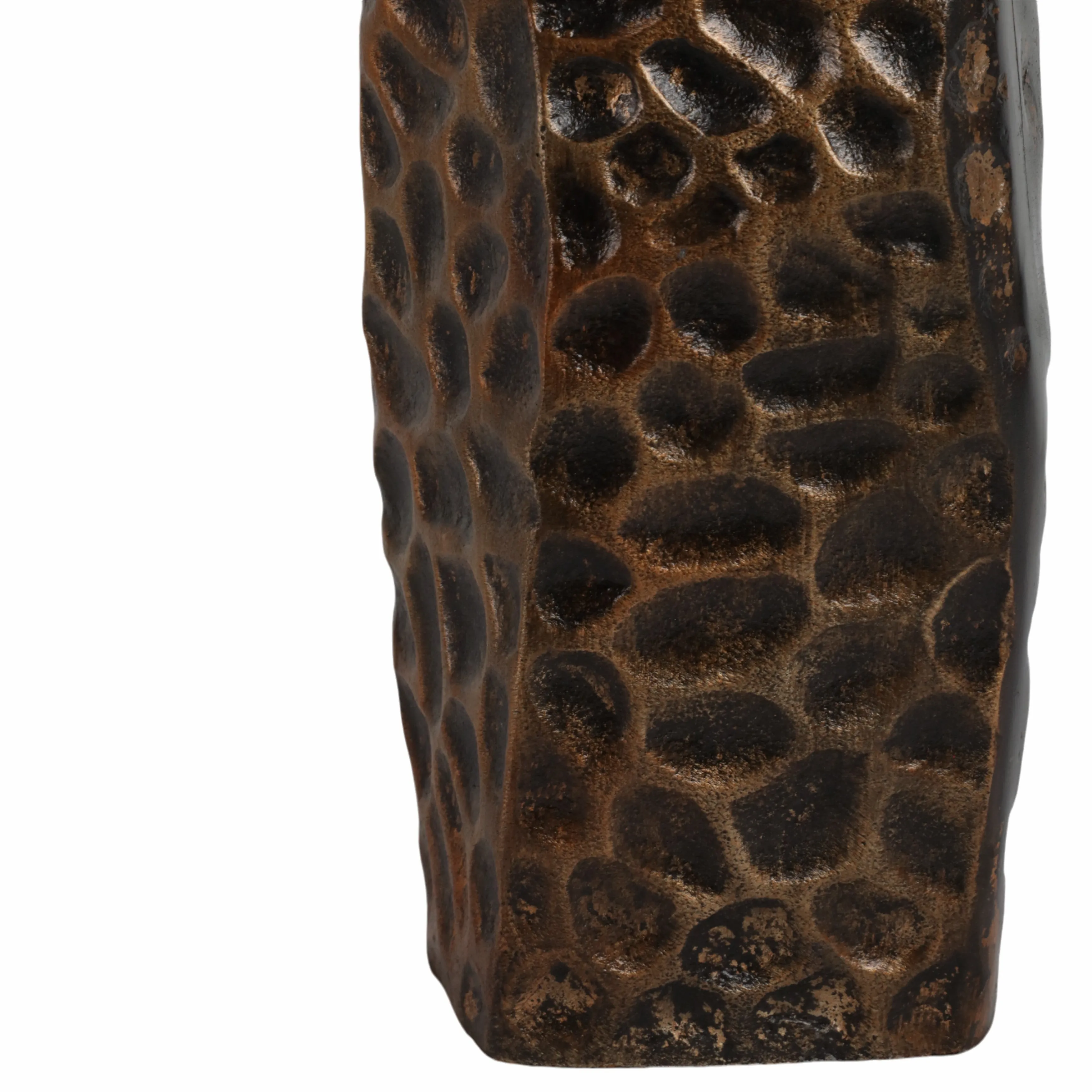 21" Balaz Bronze Asymetrical Metal Vase