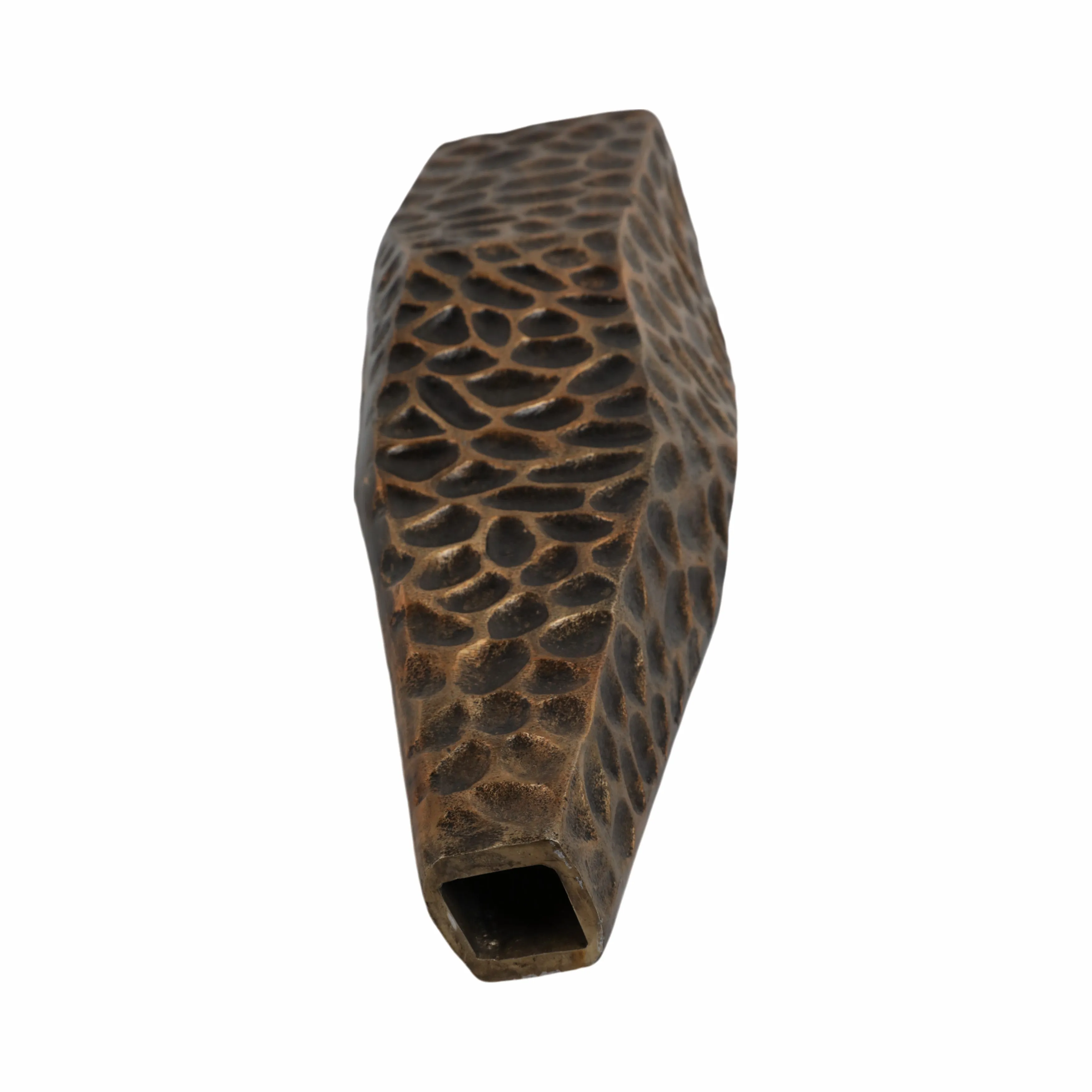 21" Balaz Bronze Asymetrical Metal Vase