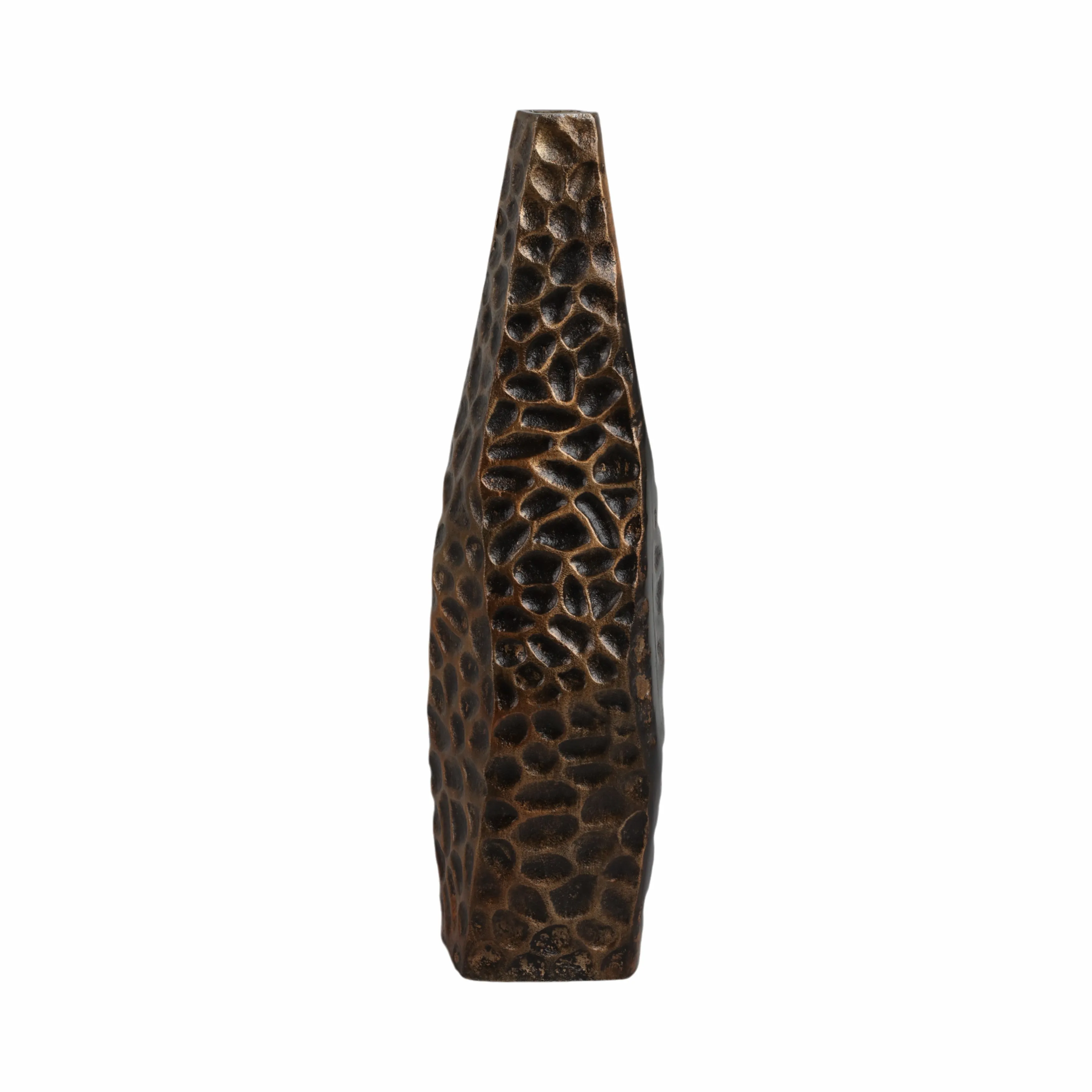 21" Balaz Bronze Asymetrical Metal Vase