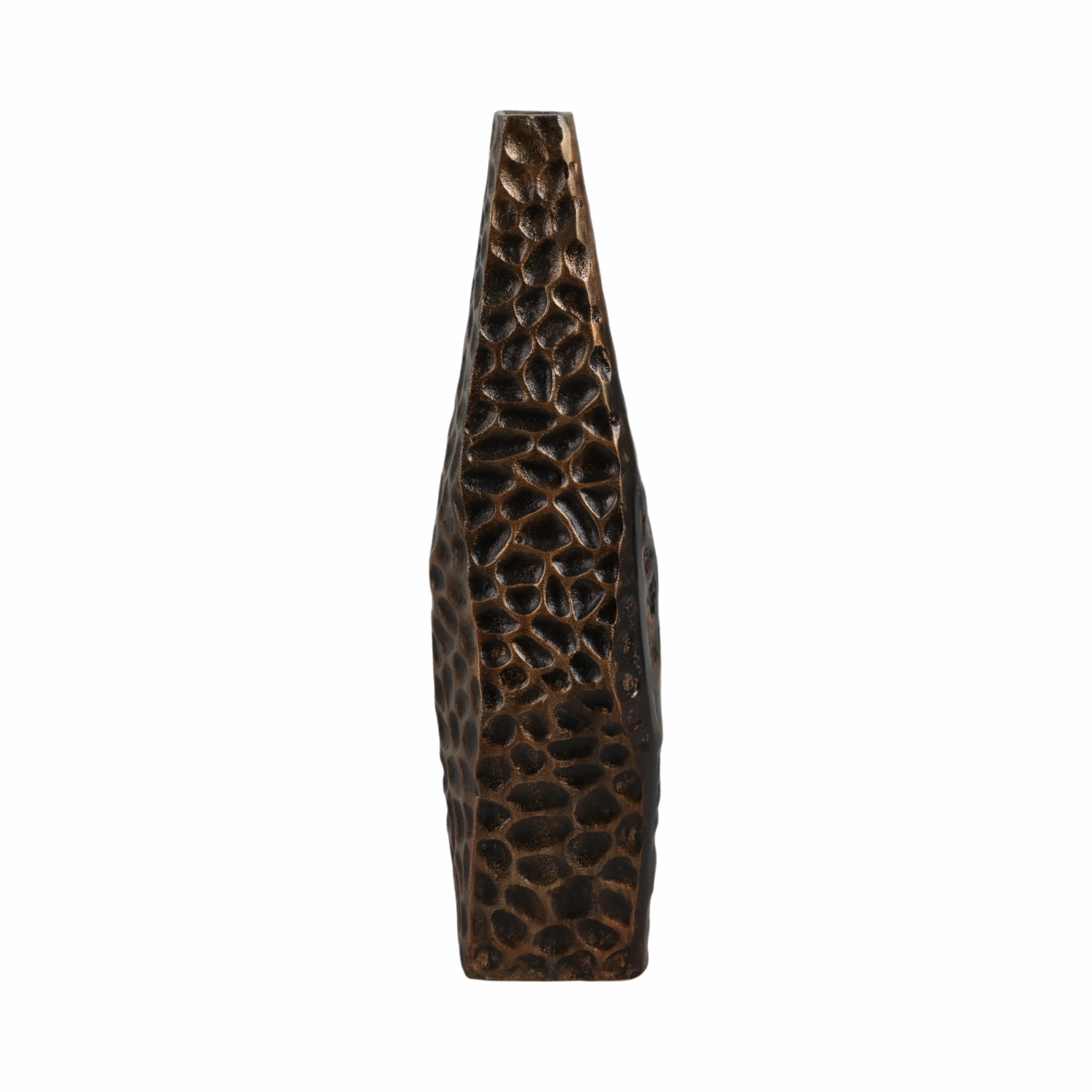 21" Balaz Bronze Asymetrical Metal Vase