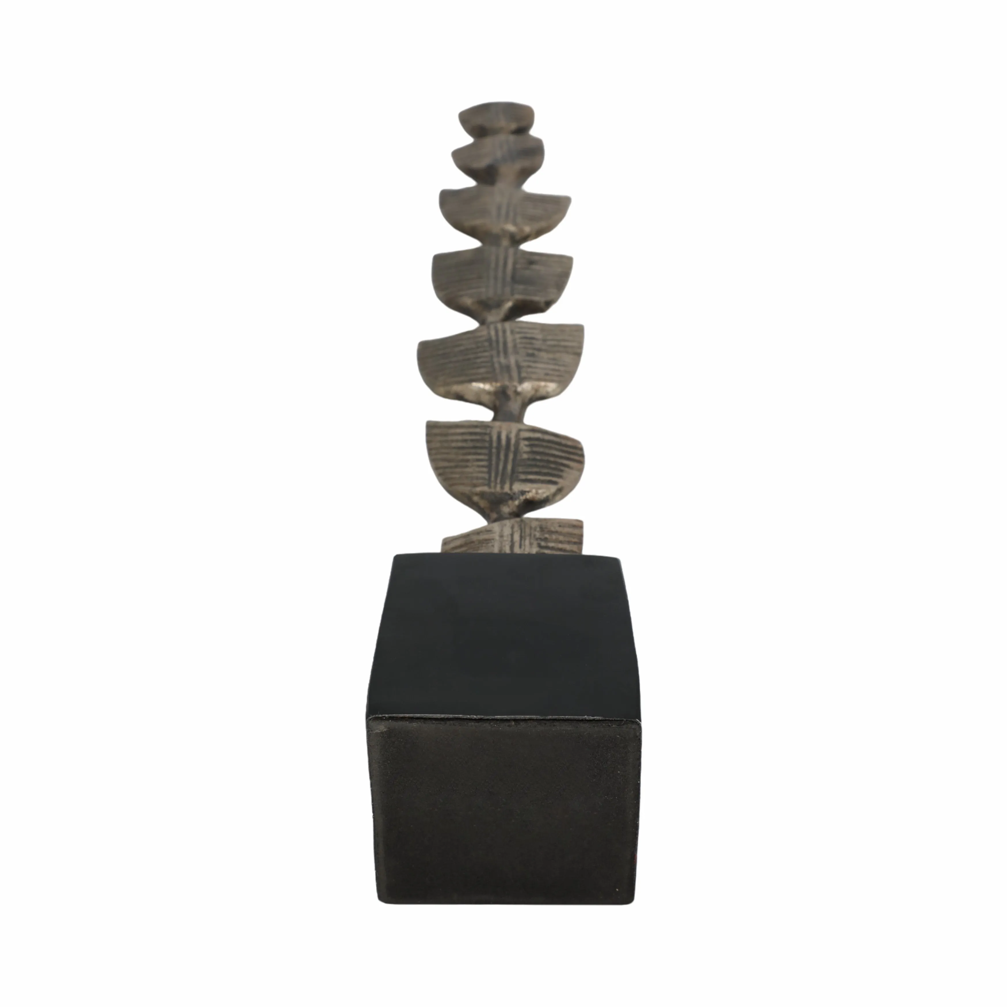 29" Hensly Small Metal Statuary, Black