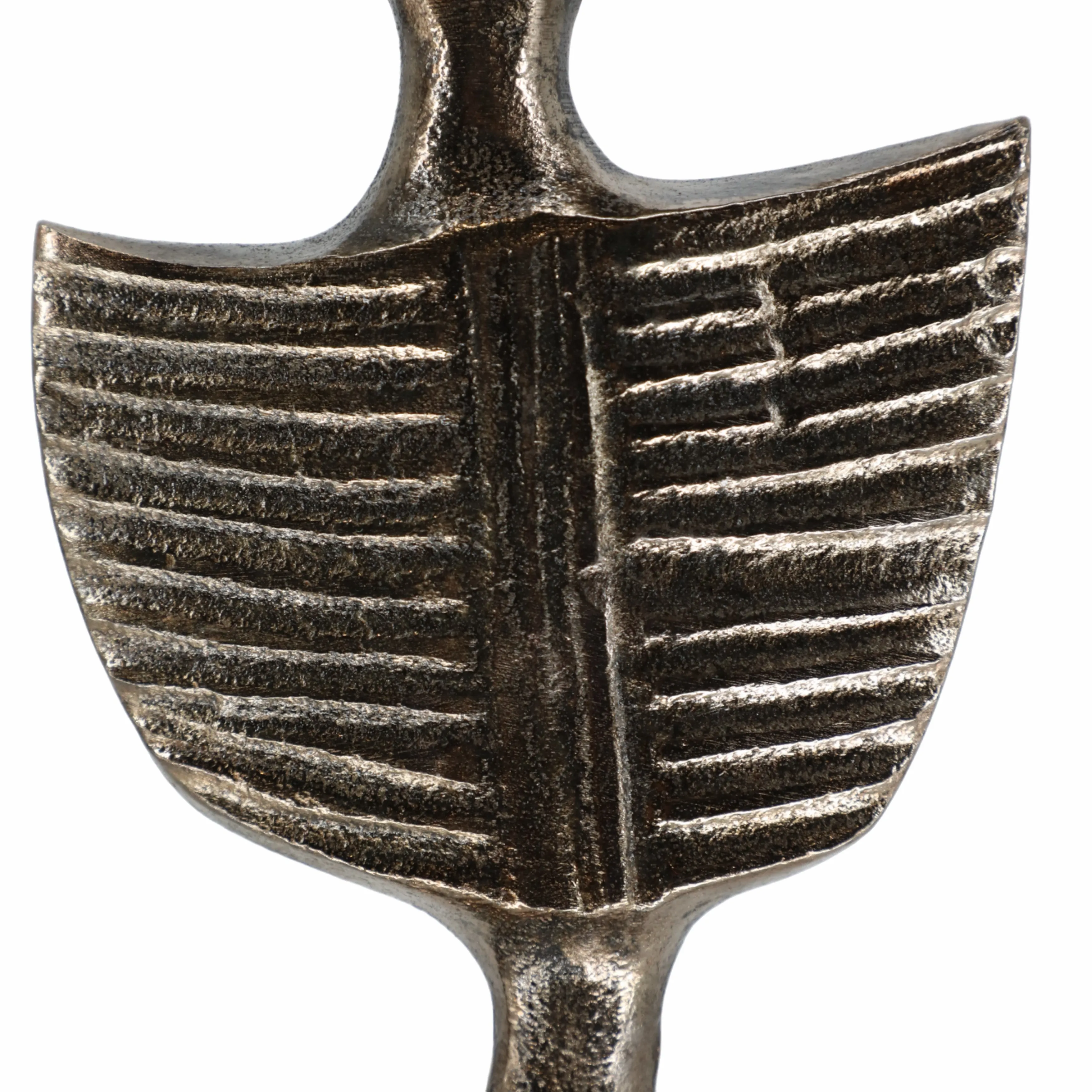 29" Hensly Small Metal Statuary, Black