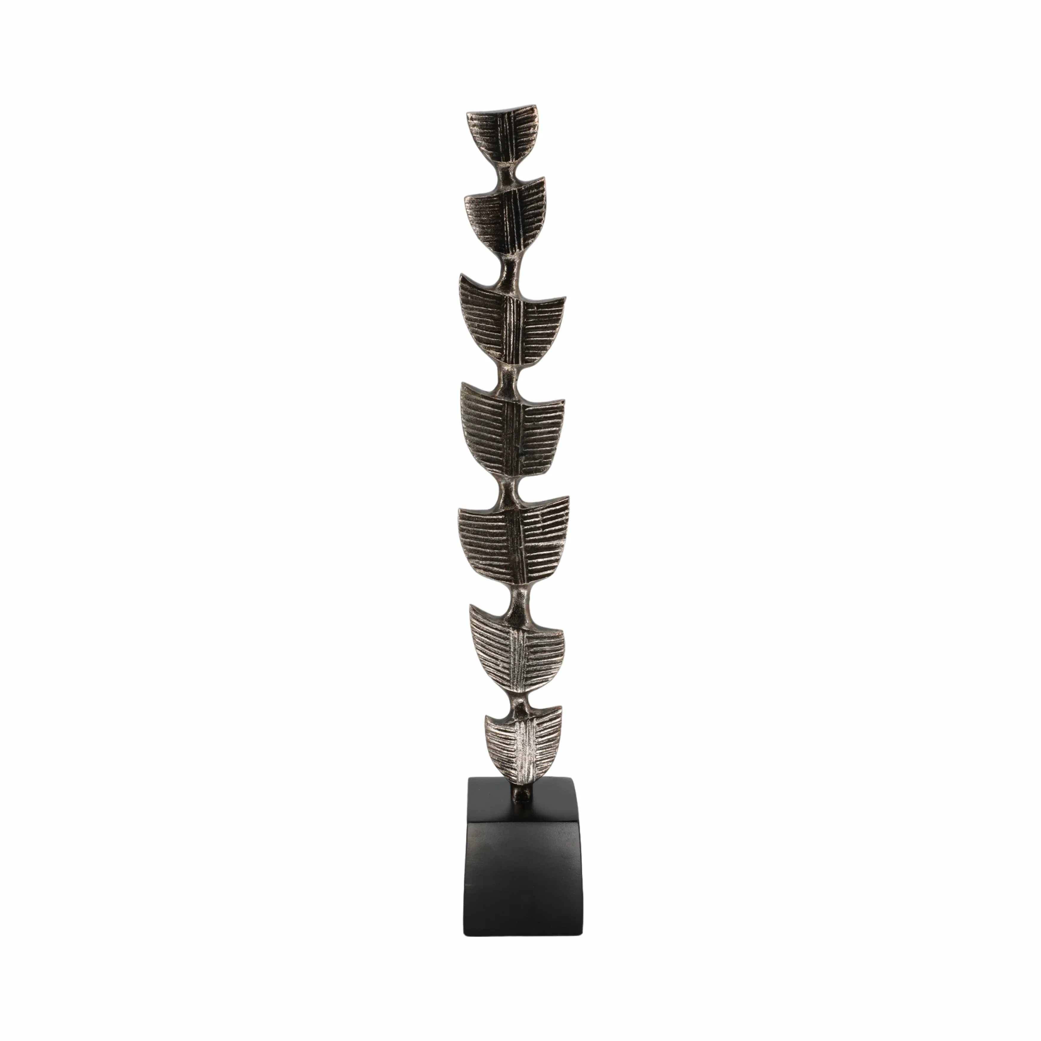 29" Hensly Small Metal Statuary, Black