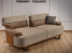 3-seater sofa from Maiden Home, gray - 220x75x75 cm M110453466