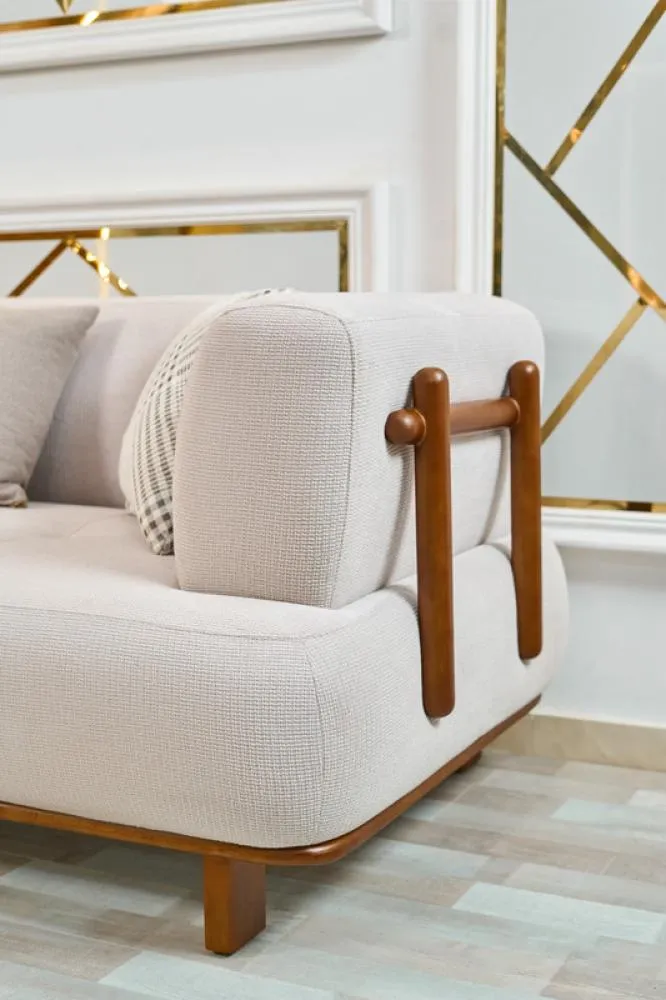 3-seater sofa from Maiden Home, off-white - 220x75x75 cm M110453243