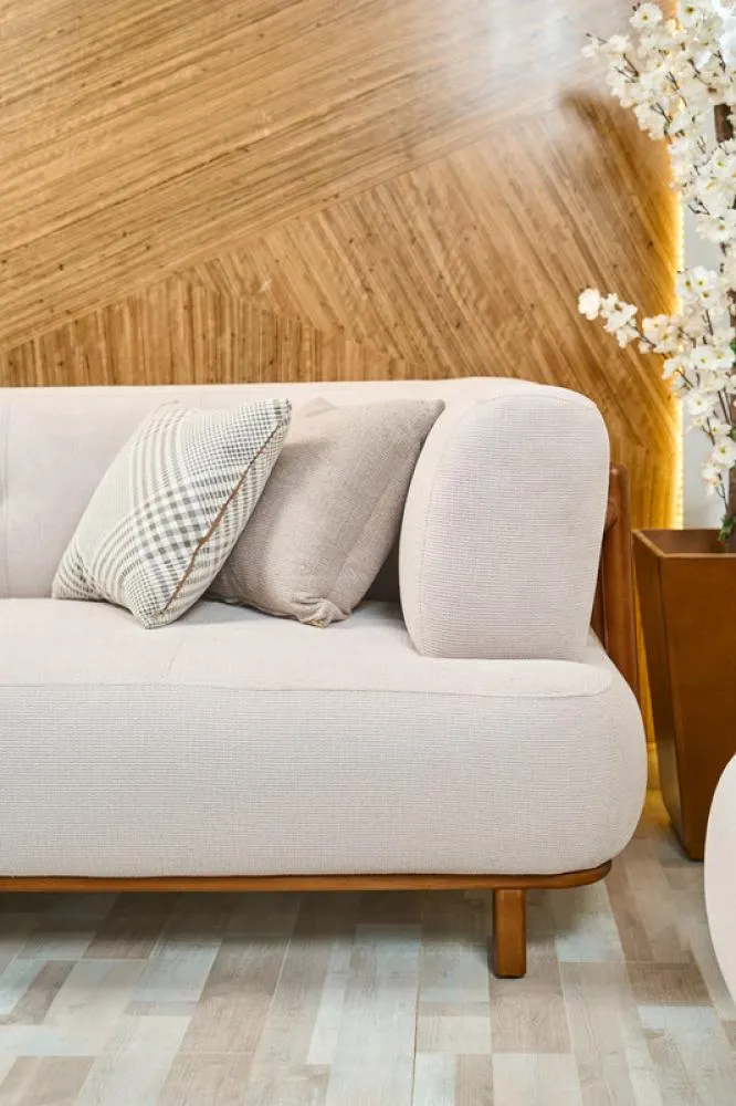 3-seater sofa from Maiden Home, off-white - 220x75x75 cm M110453243