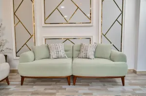 3-seater sofa from Maiden Home, olive green - 220x75x75 cm M110453264