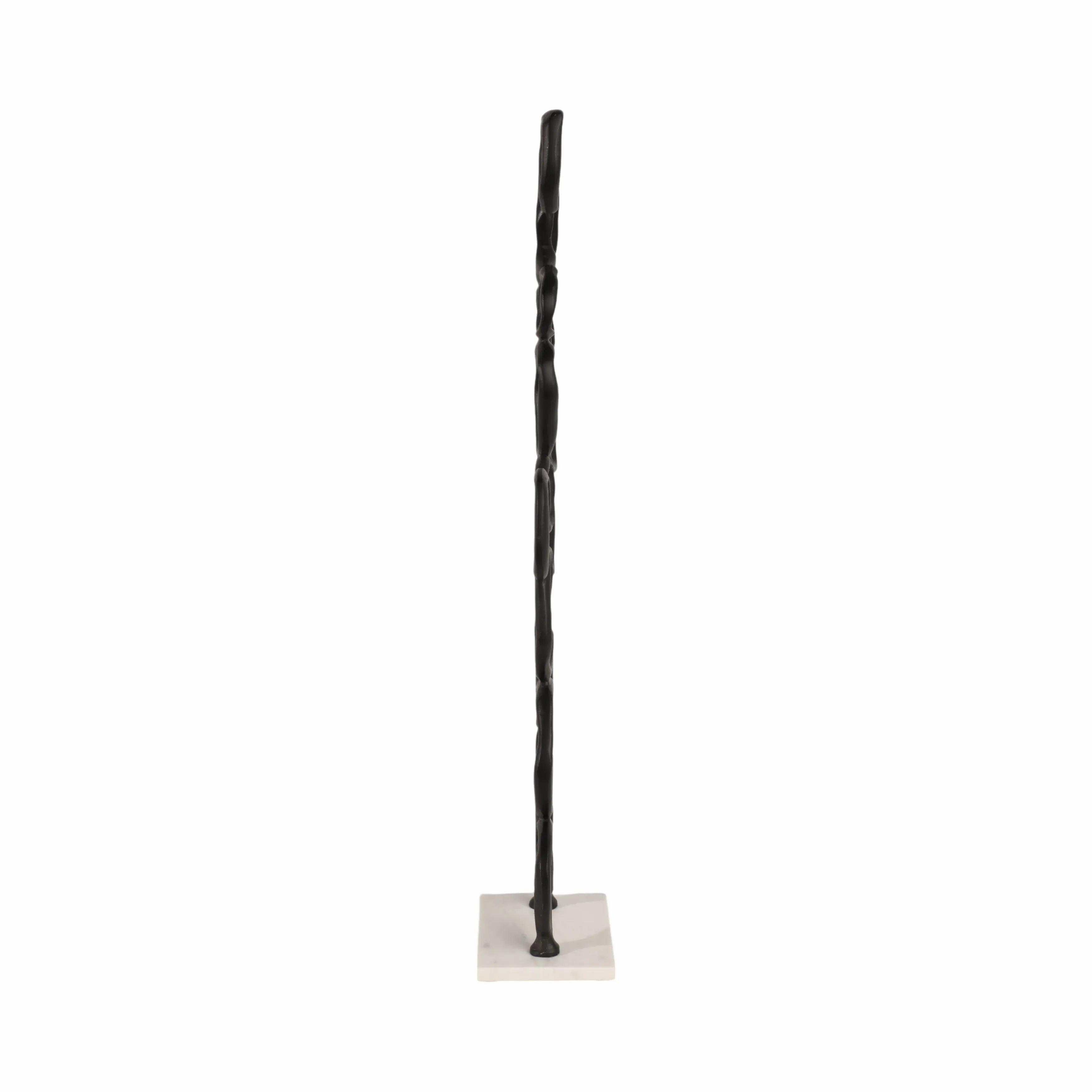 30" Tidus Large Ring Statuary, Black