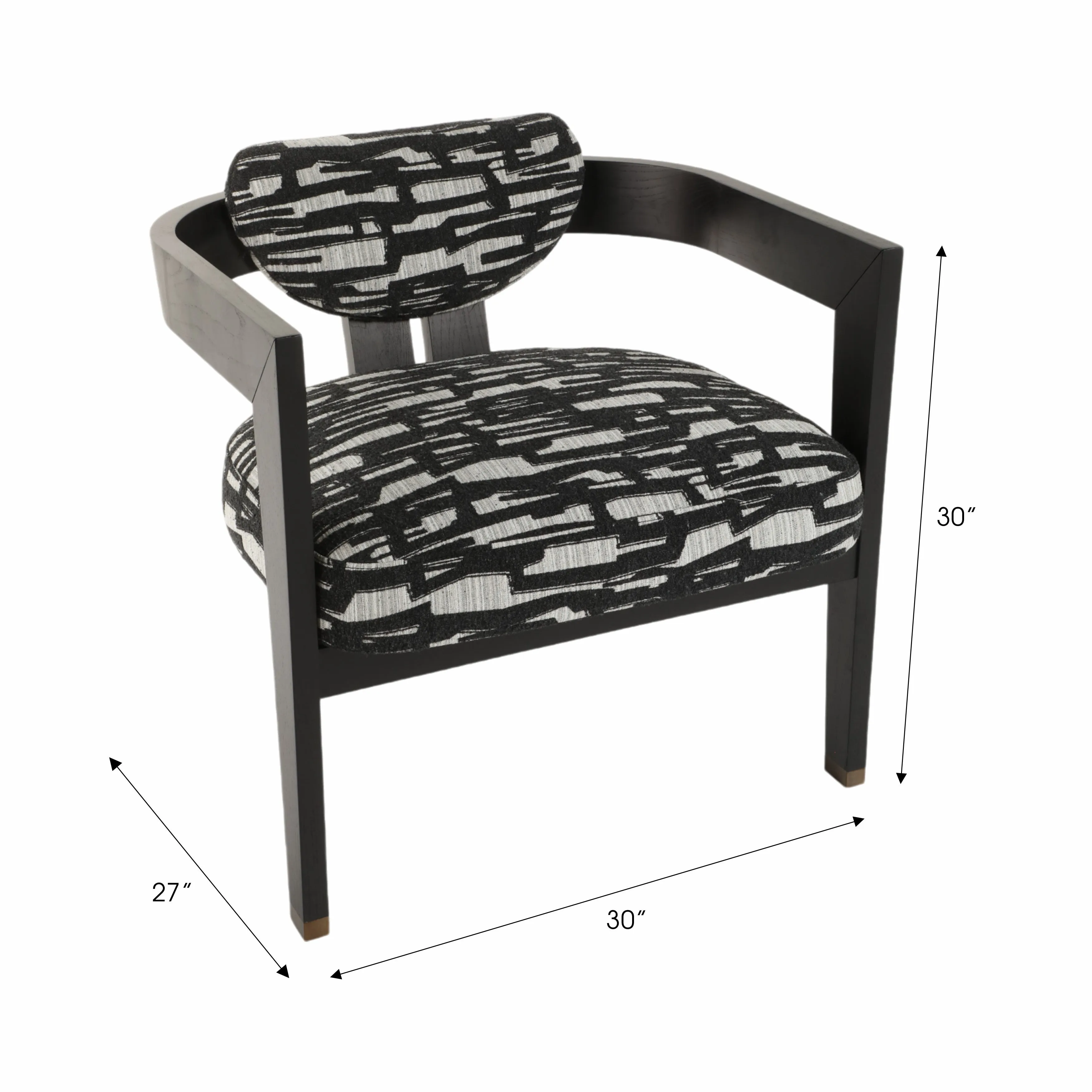31" Laurent Accent Chair, Multi