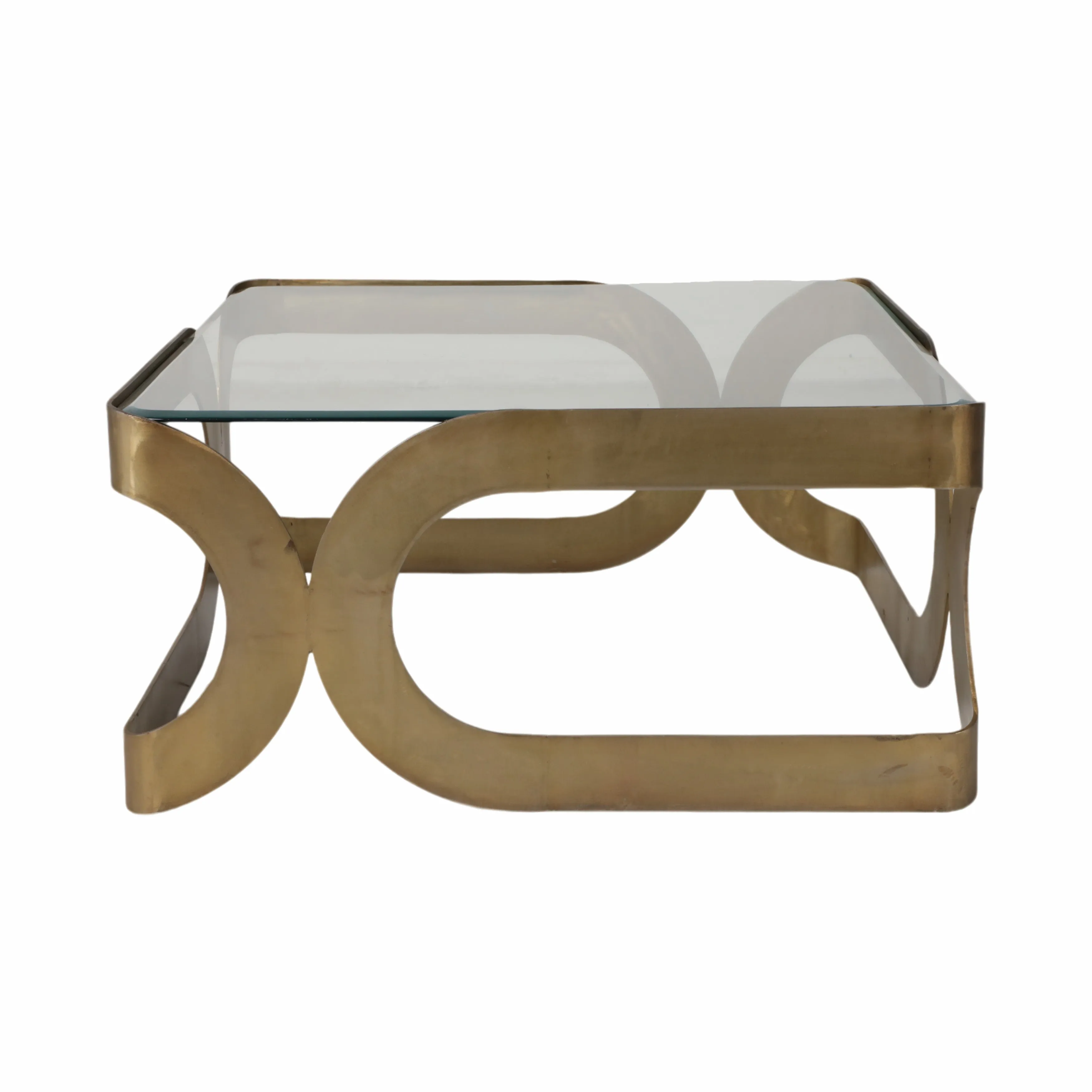31" Melease Forged Iron Coffee Table