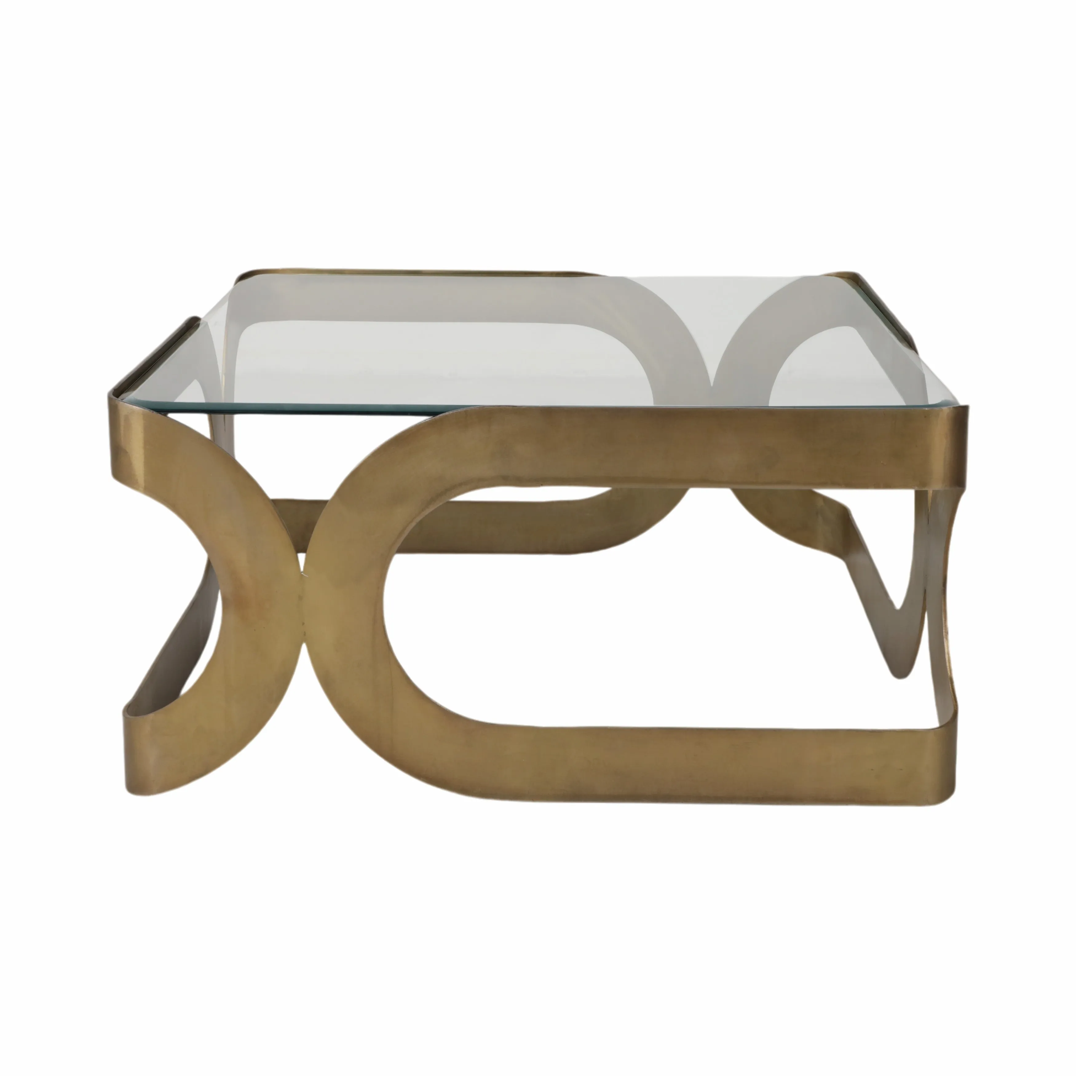 31" Melease Forged Iron Coffee Table