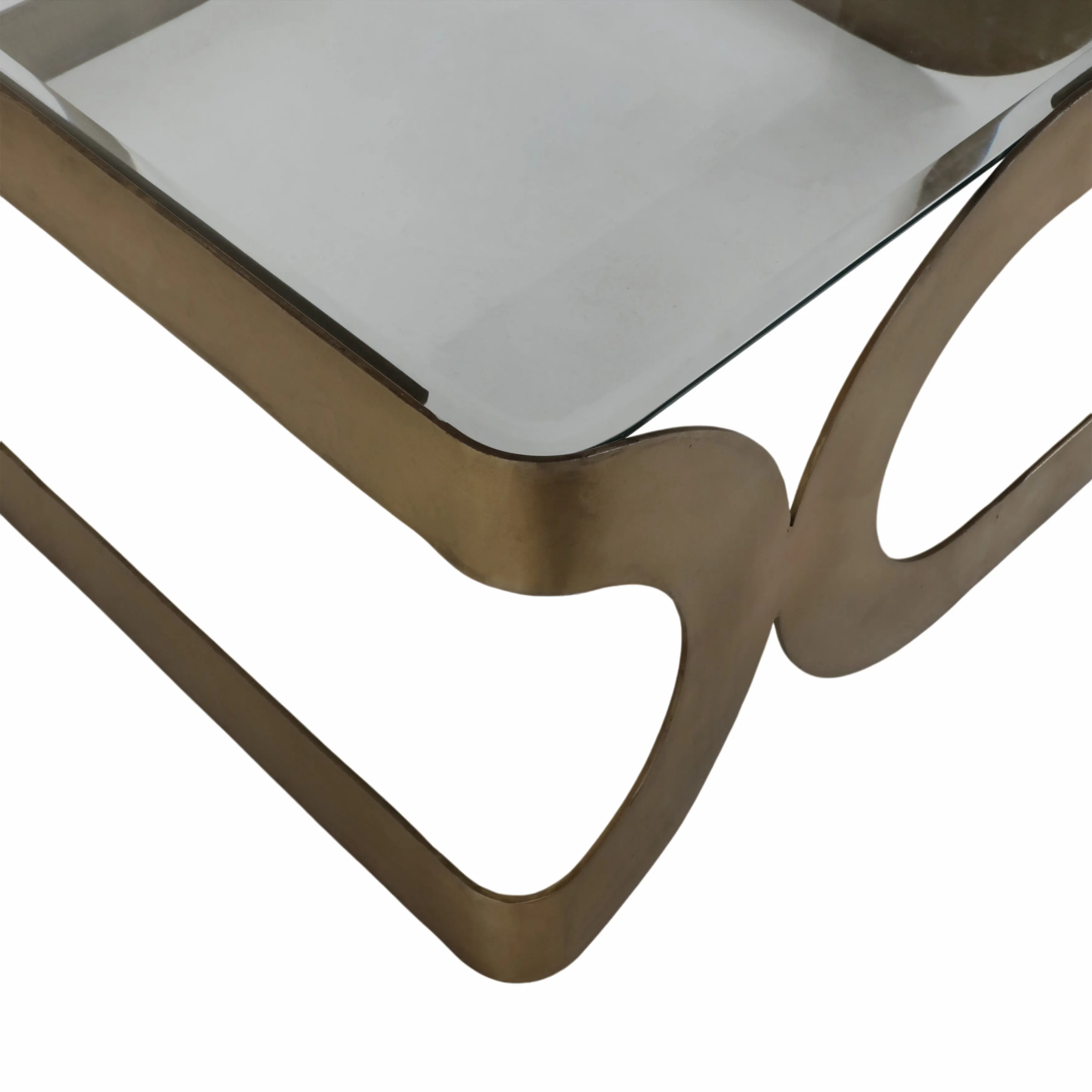 31" Melease Forged Iron Coffee Table