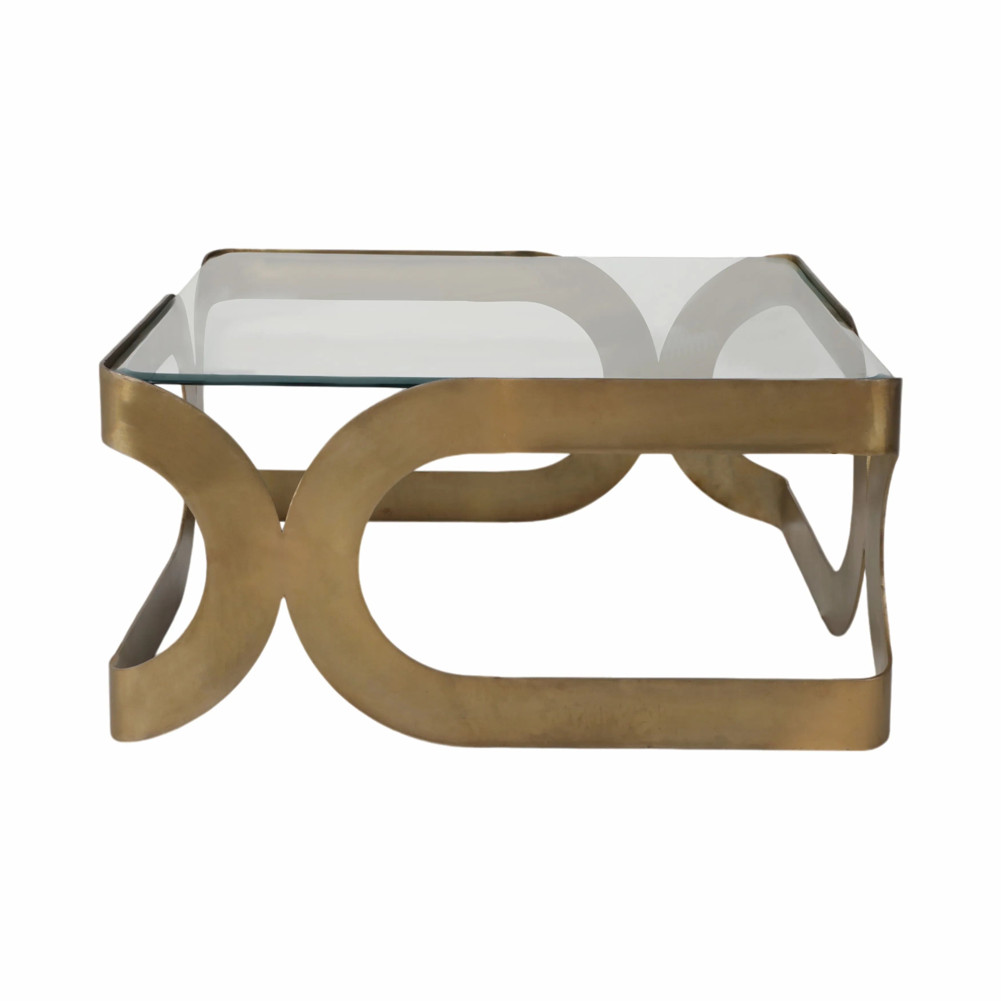 31" Melease Forged Iron Coffee Table