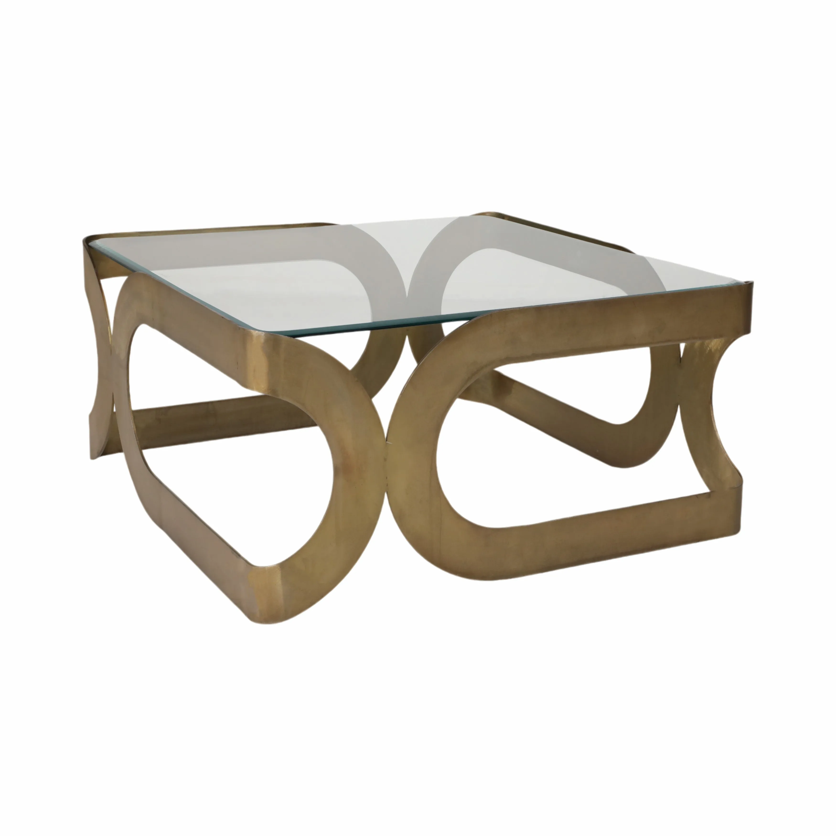 31" Melease Forged Iron Coffee Table