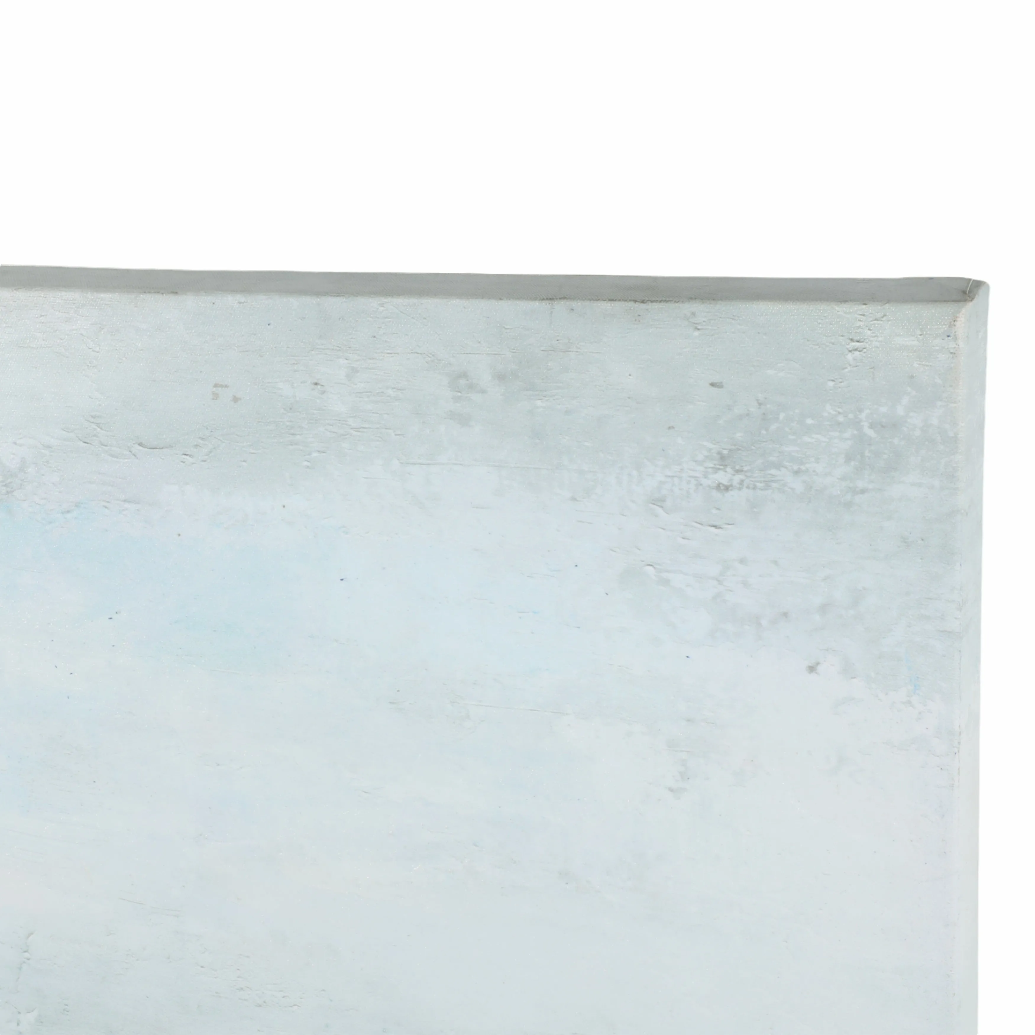 33X49 ABSTRACT HAND EMBELISHED CANVAS PRINT, BLUE
