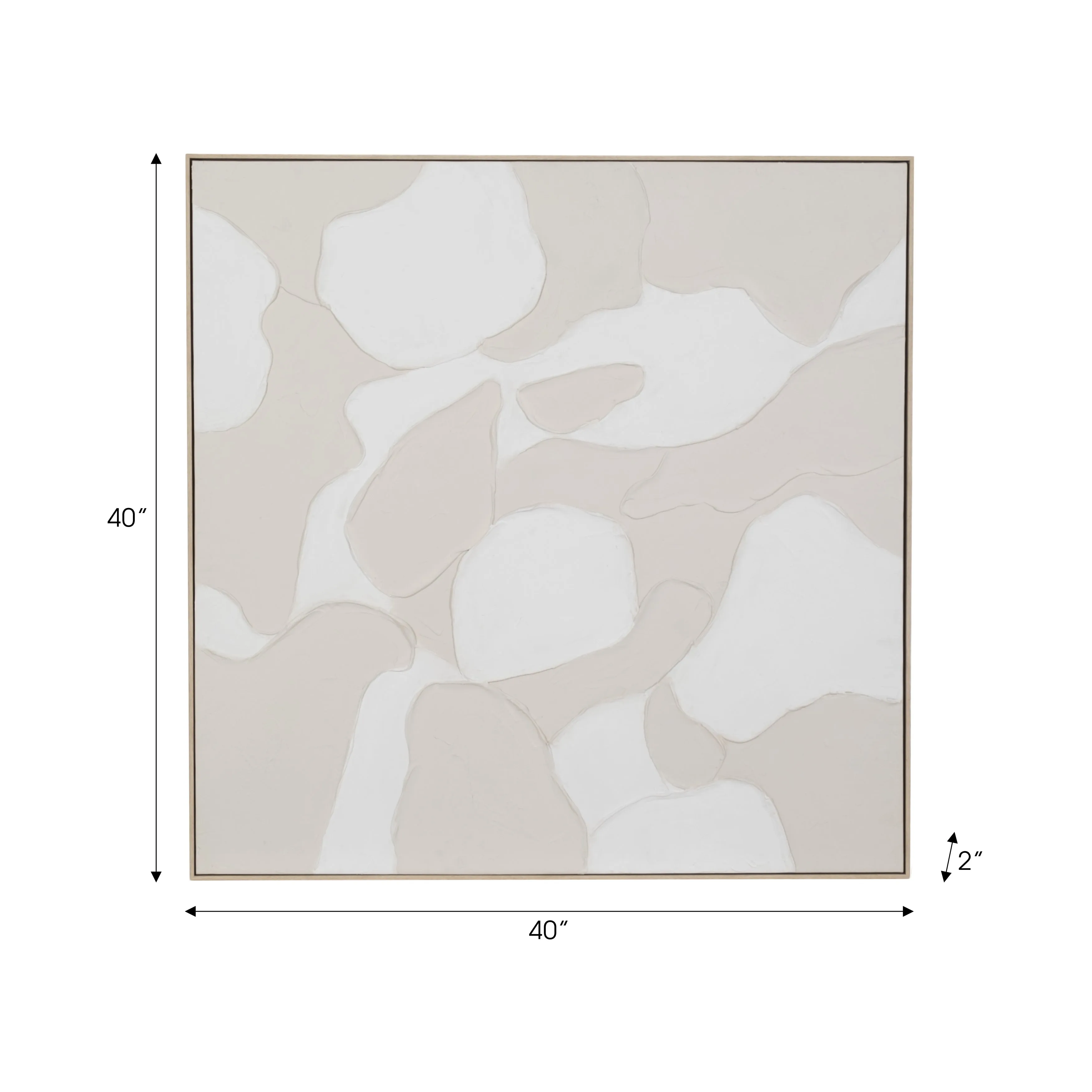 40x40 Torin Handpainted Wall Art