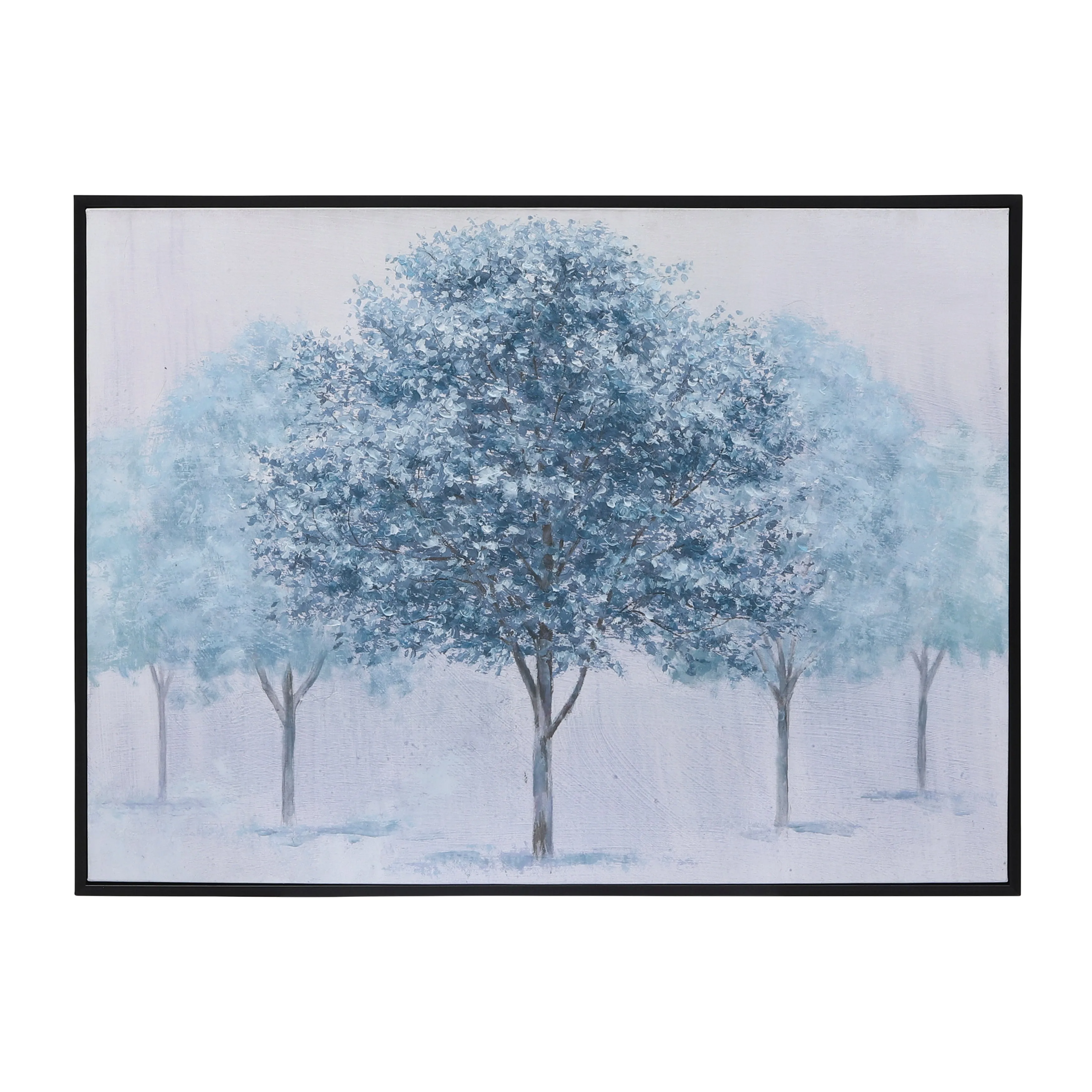 48X36 HANDPAINTED TREE CANVAS, GREEN