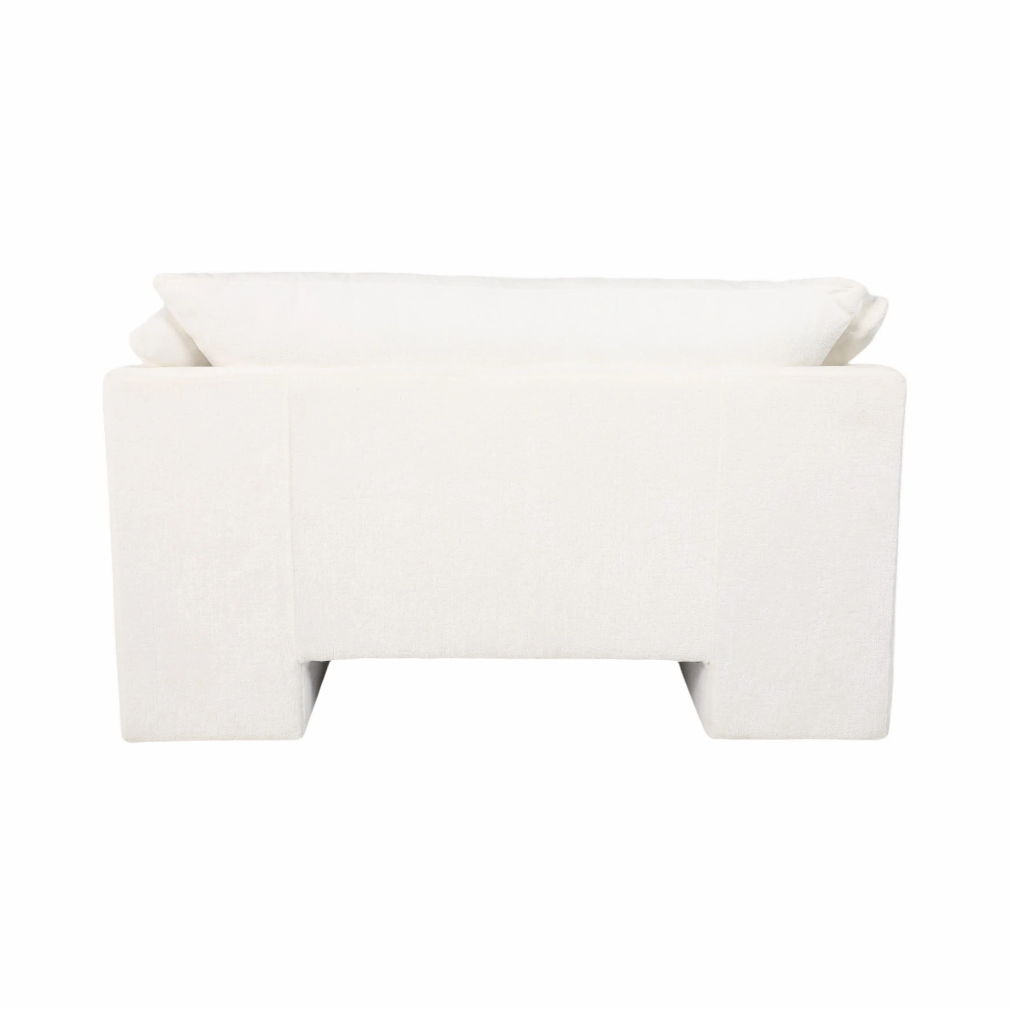 55" Belova Accent Chair, White