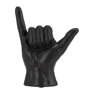 7"H, "HANG LOOSE" HAND, BLACK