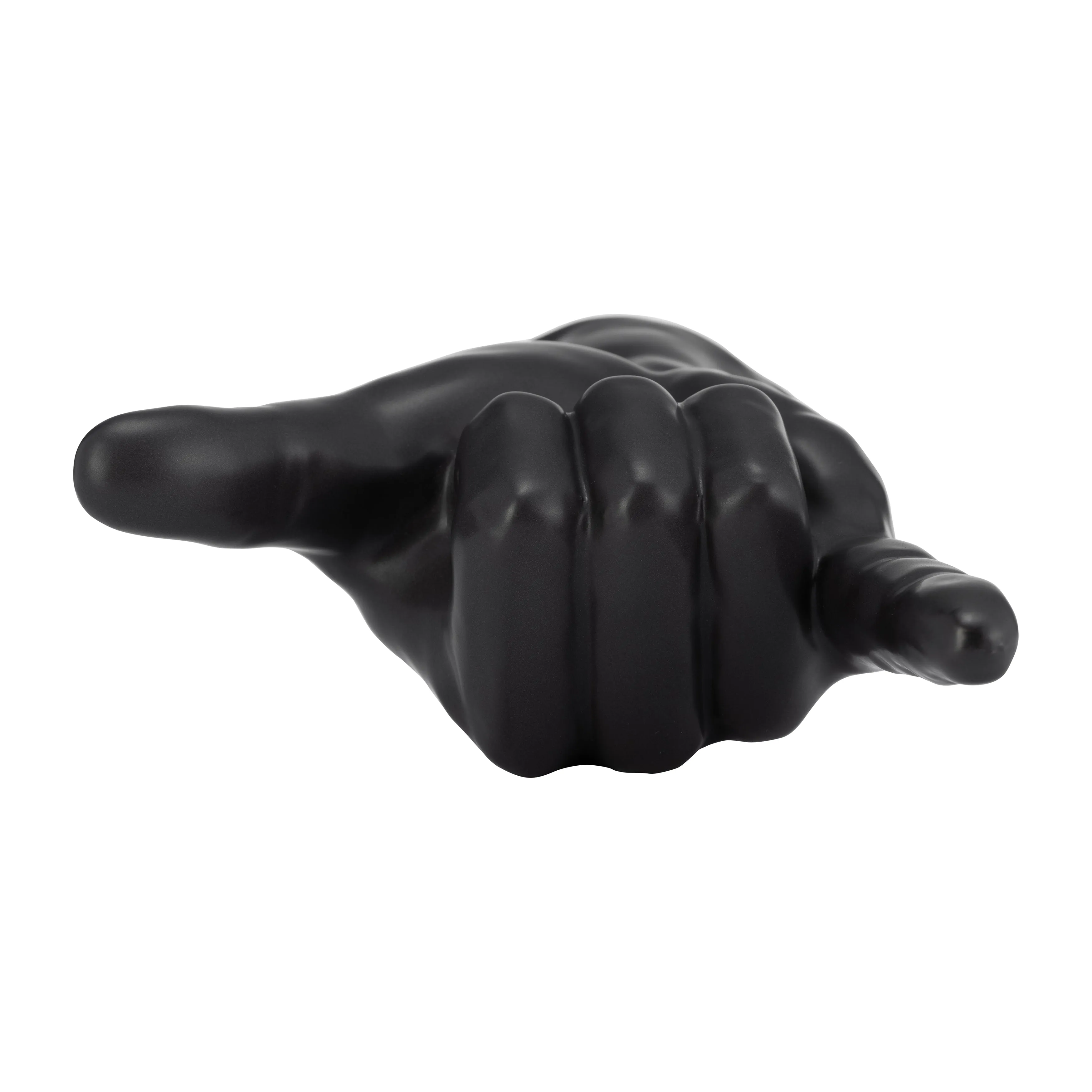 7"H, "HANG LOOSE" HAND, BLACK