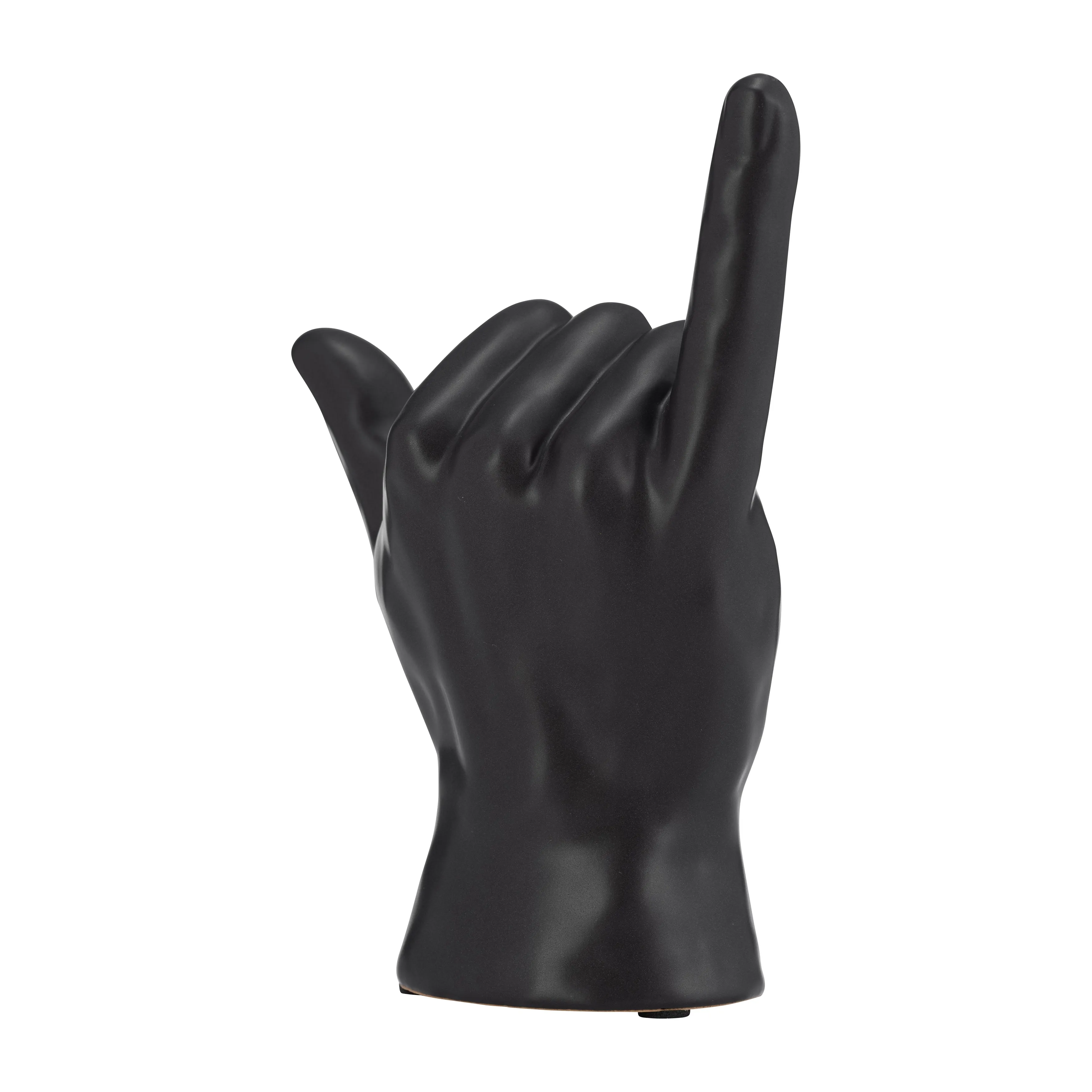 7"H, "HANG LOOSE" HAND, BLACK
