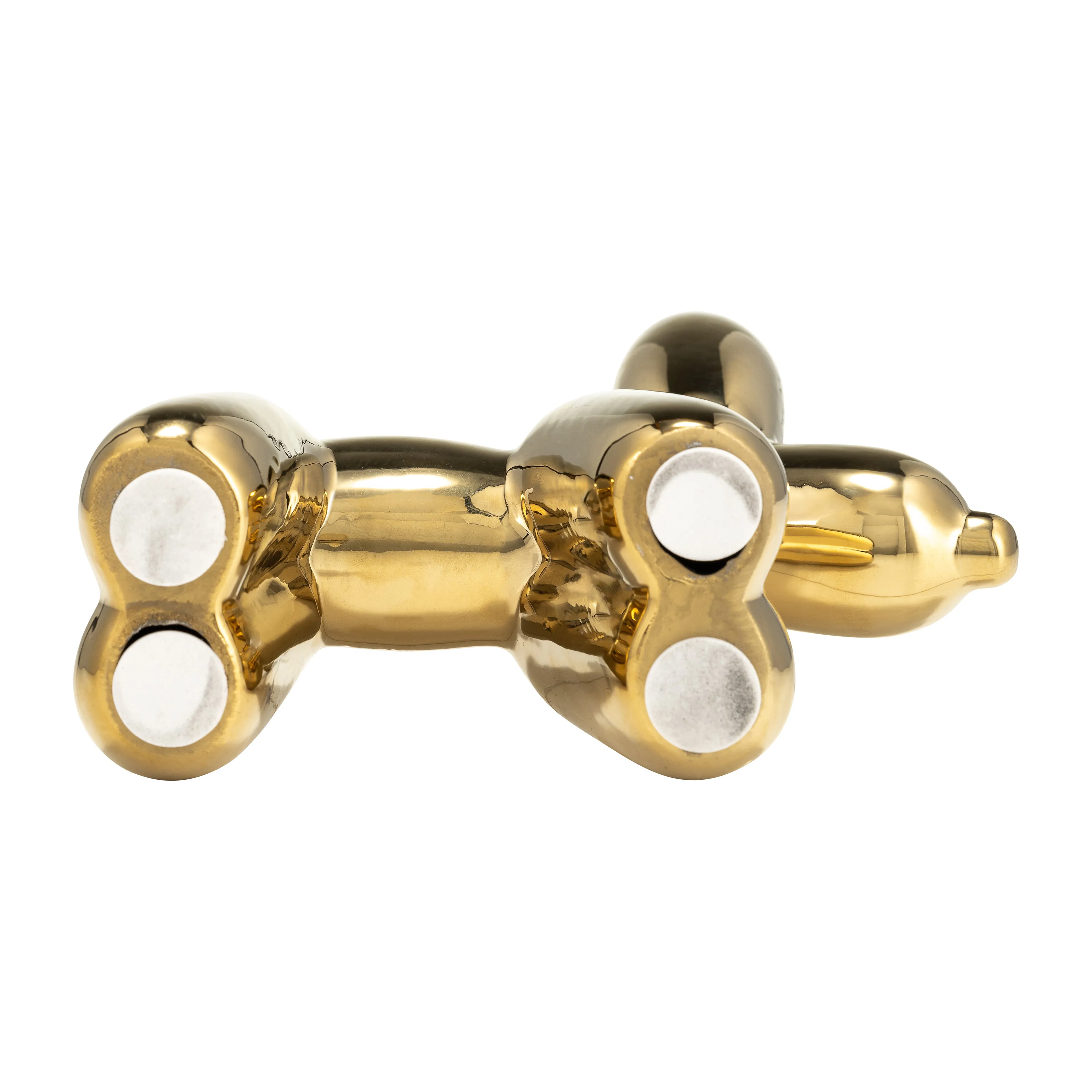 7"L BALLOON DOG ANIMAL, GOLD