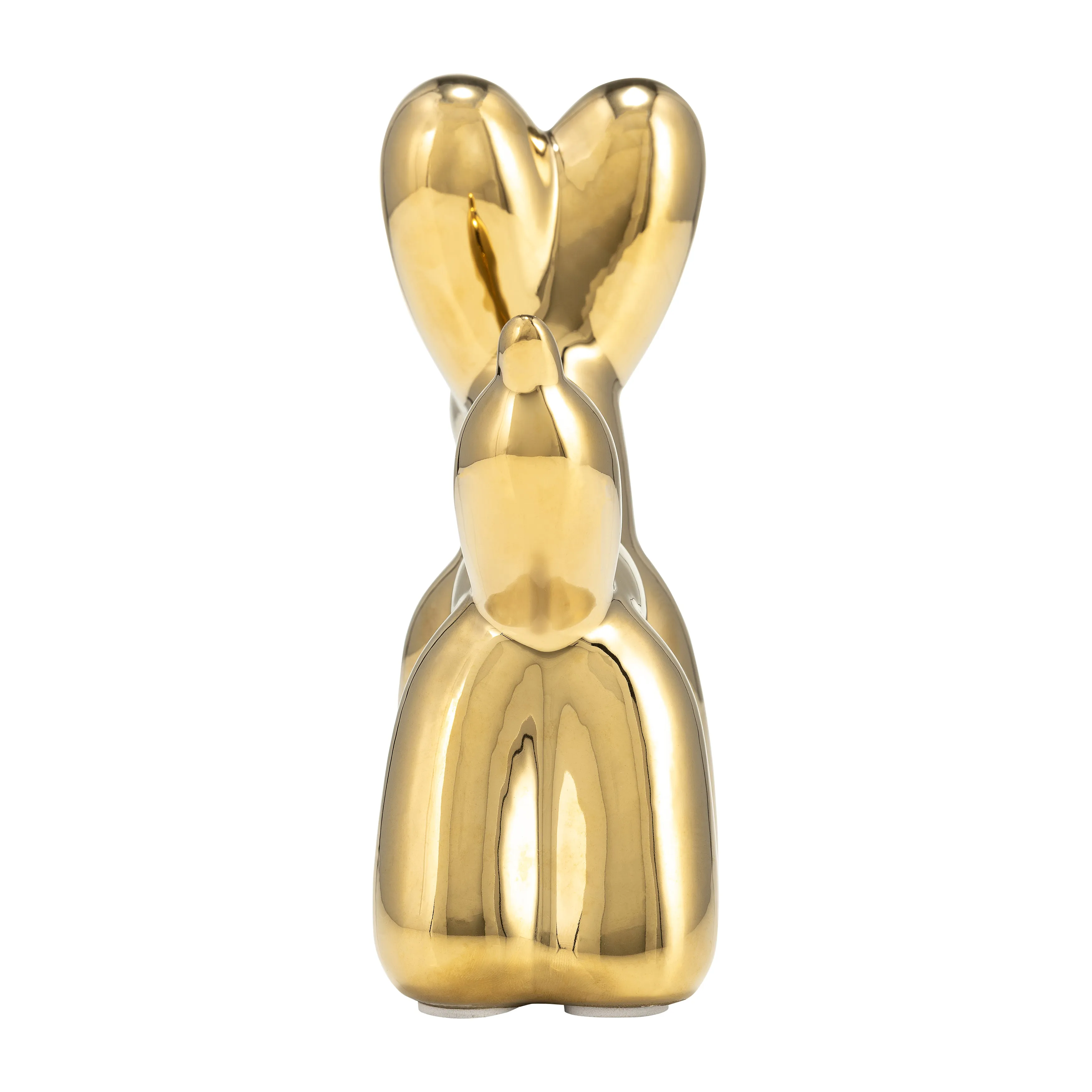 7"L BALLOON DOG ANIMAL, GOLD