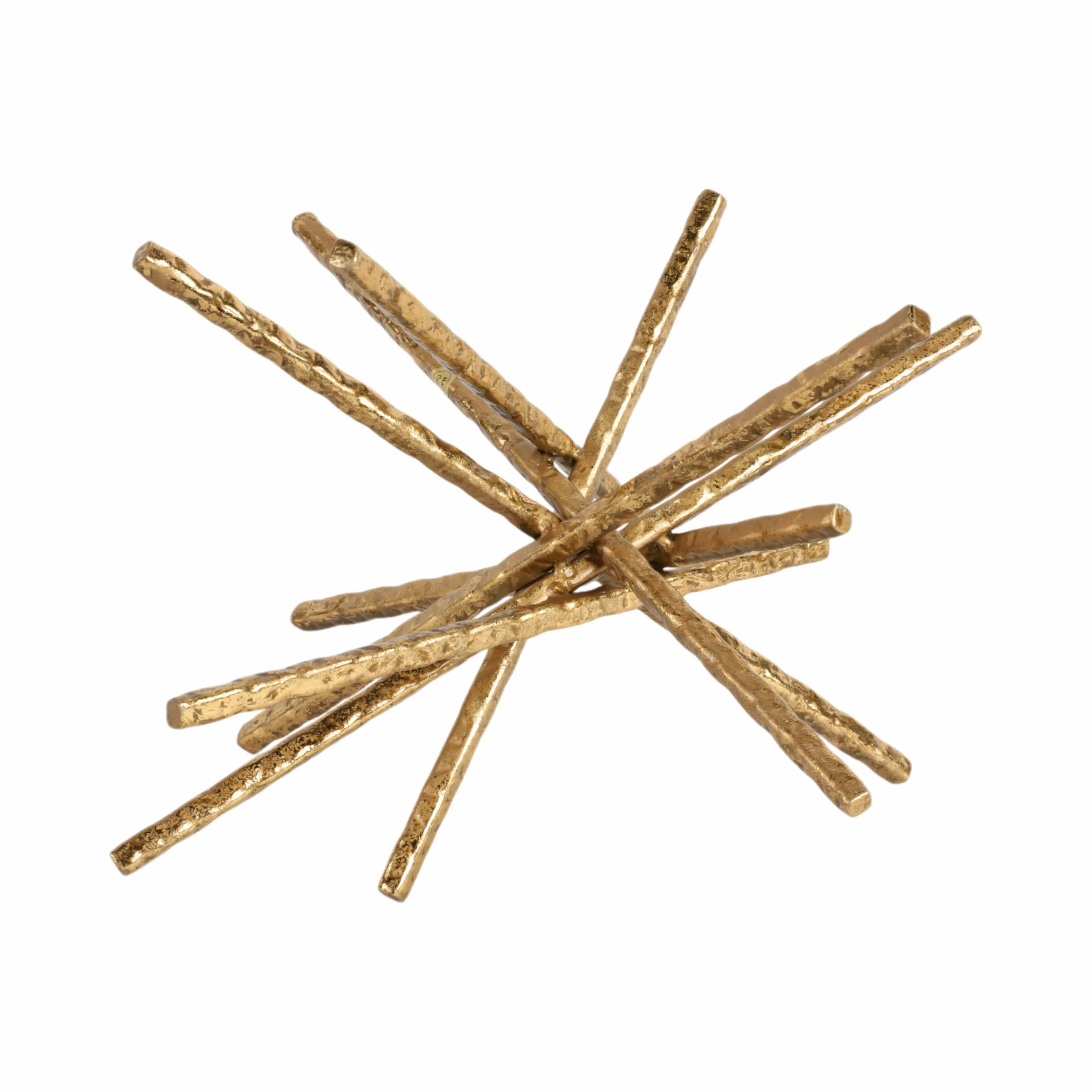 9" Abstract Bar Object, Gold