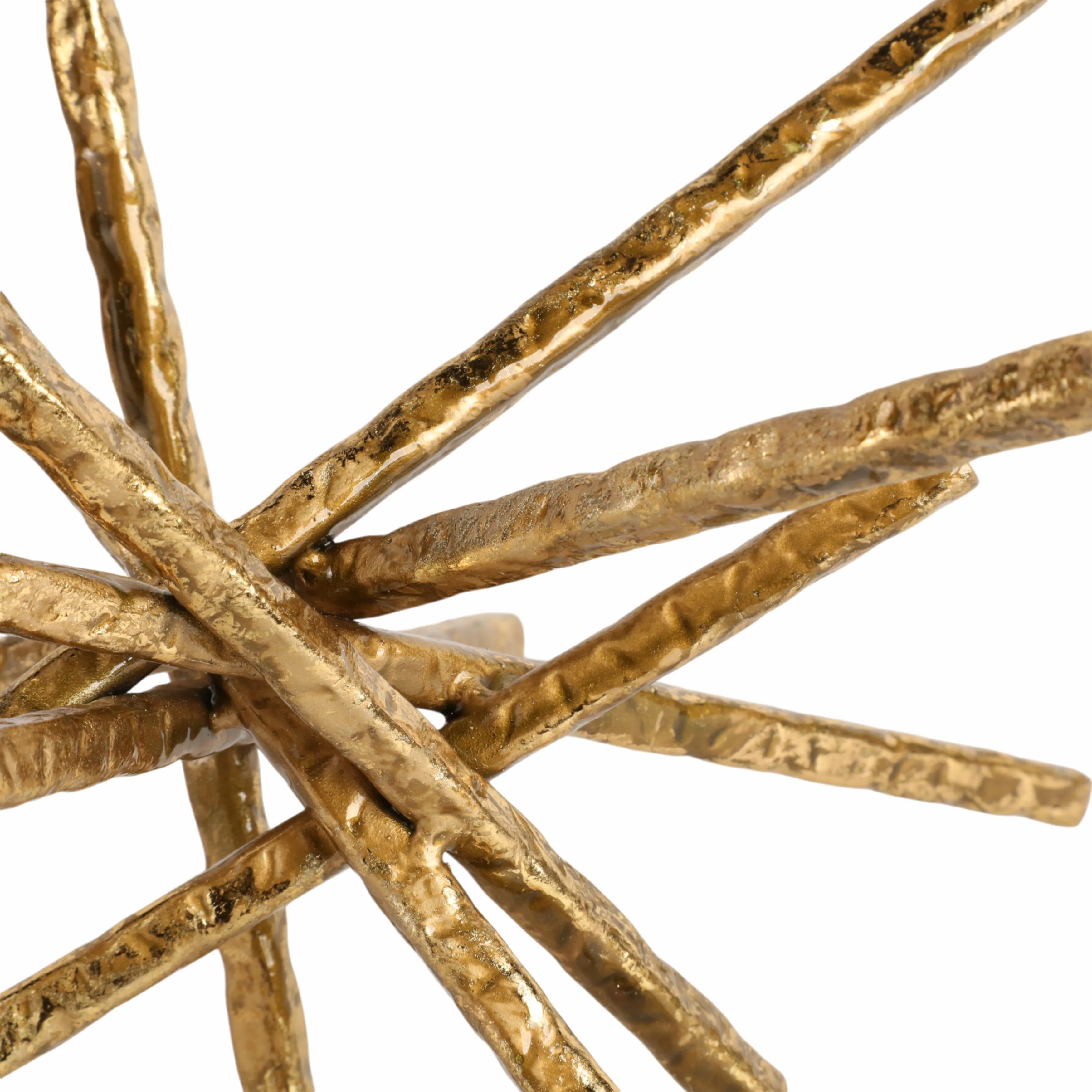 9" Abstract Bar Object, Gold