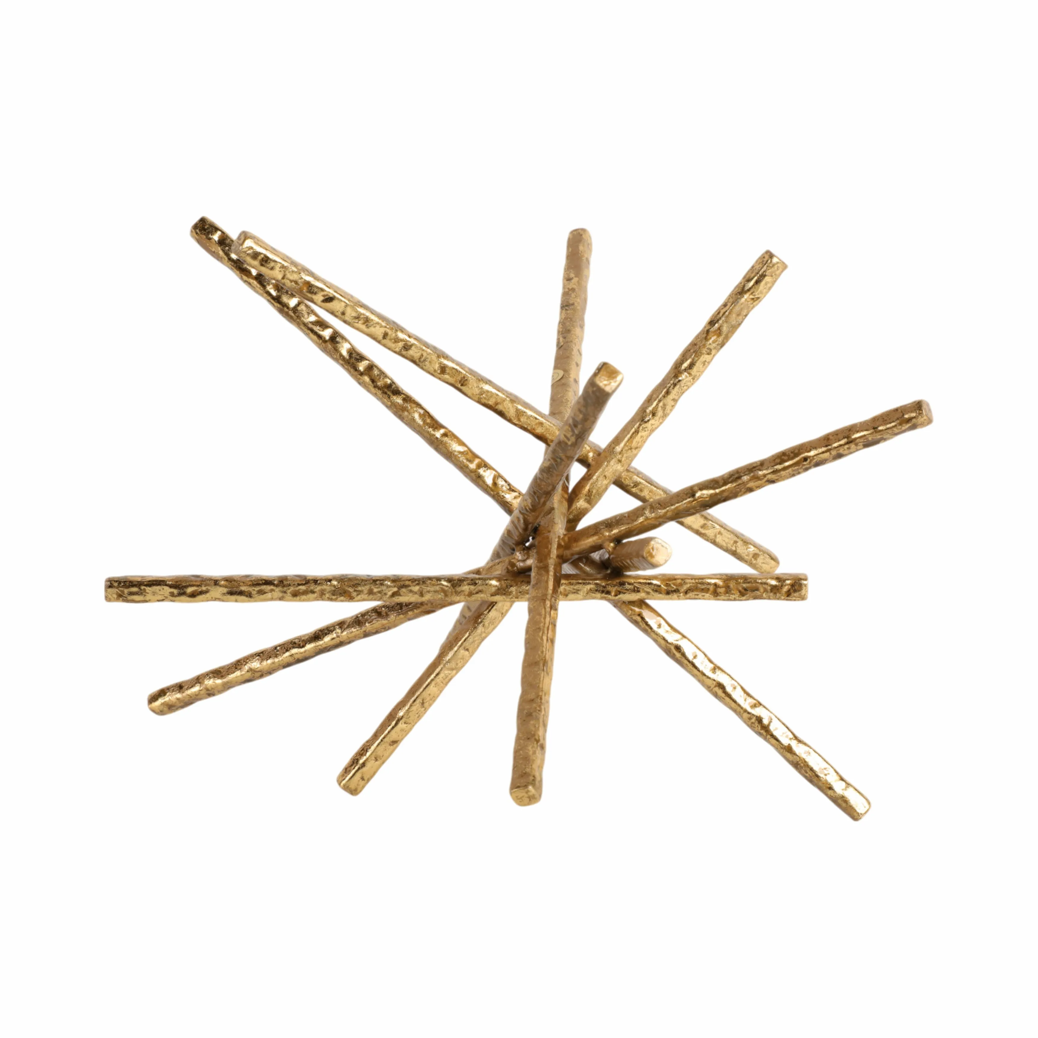 9" Abstract Bar Object, Gold