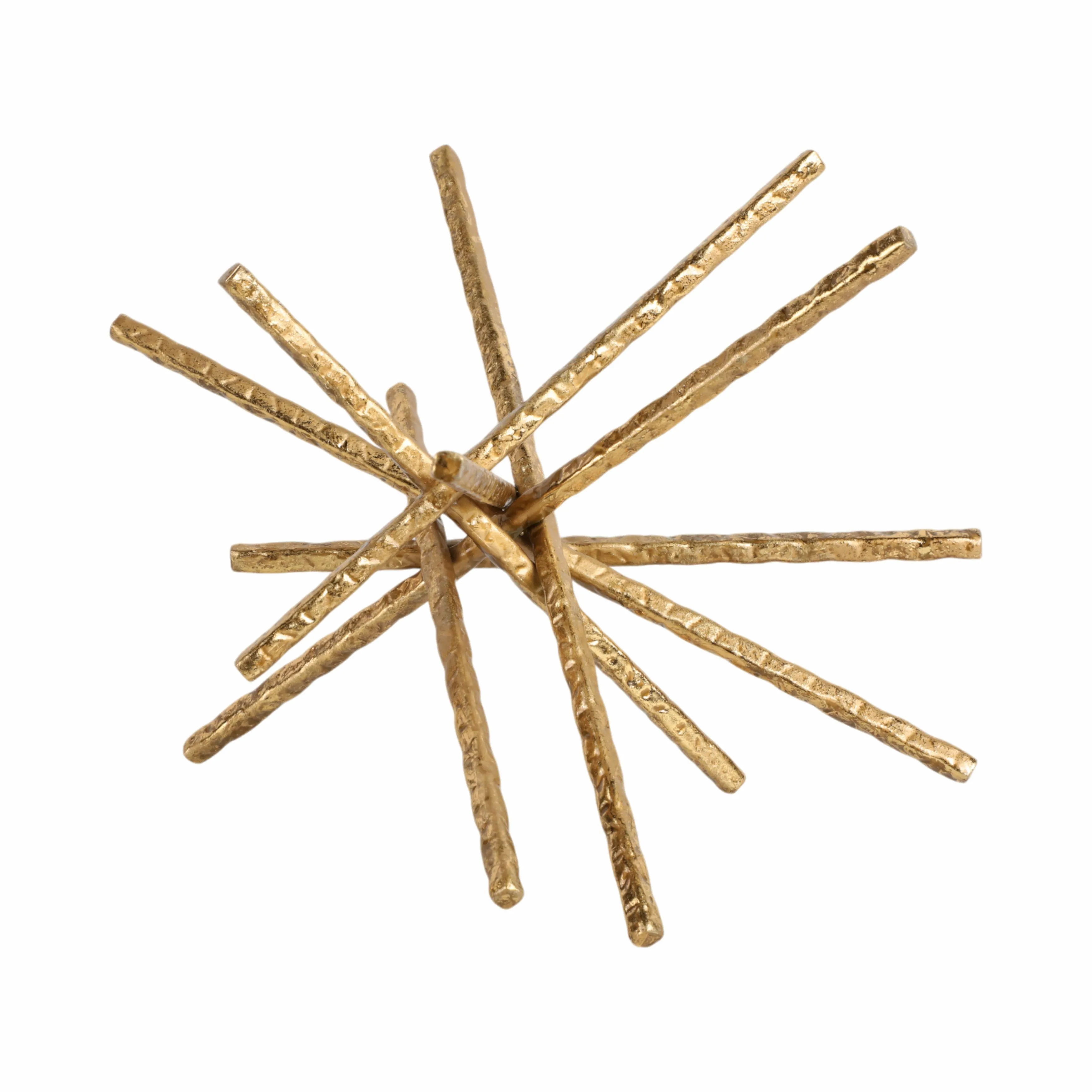 9" Abstract Bar Object, Gold