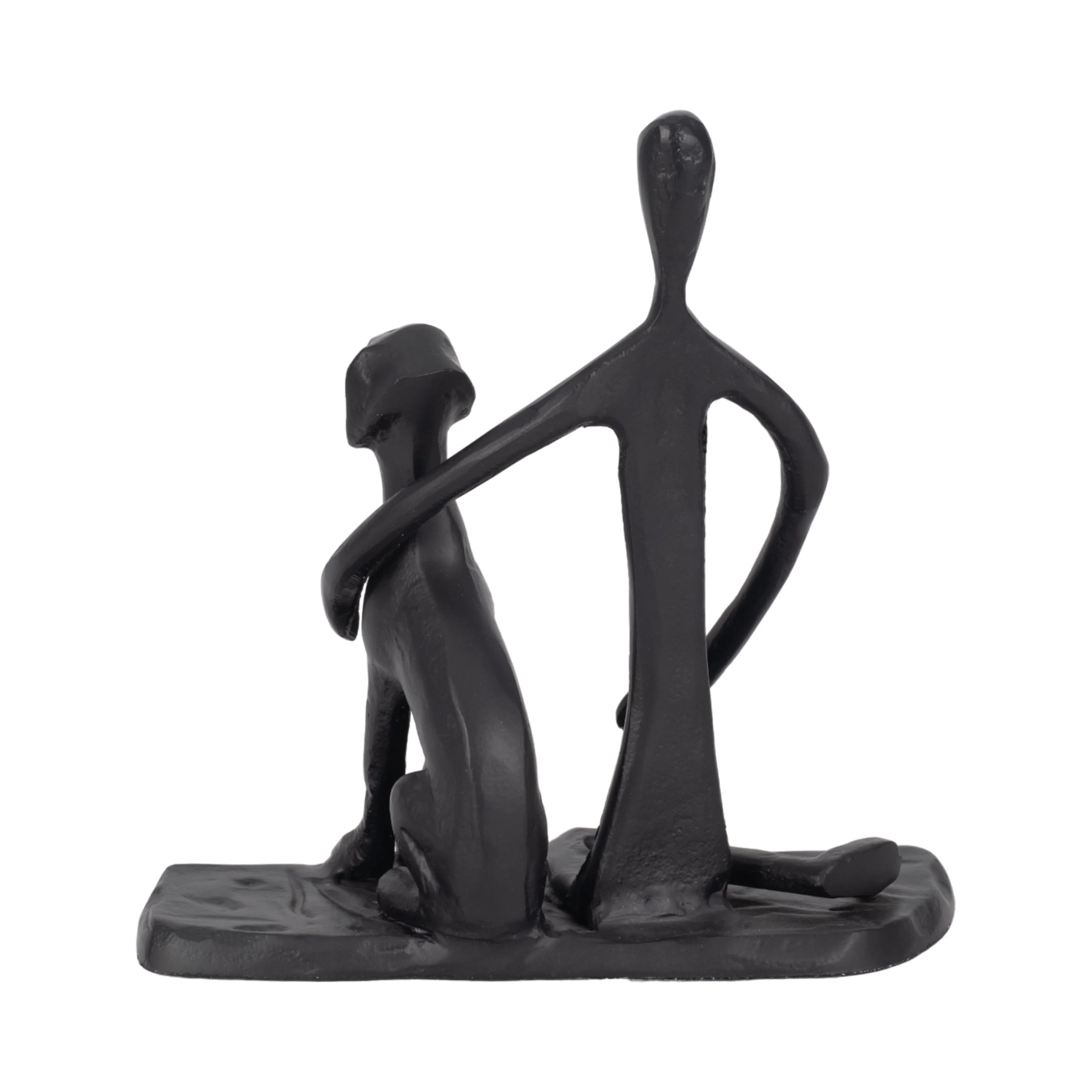 9" Mans Best Friend Sculpture, Black