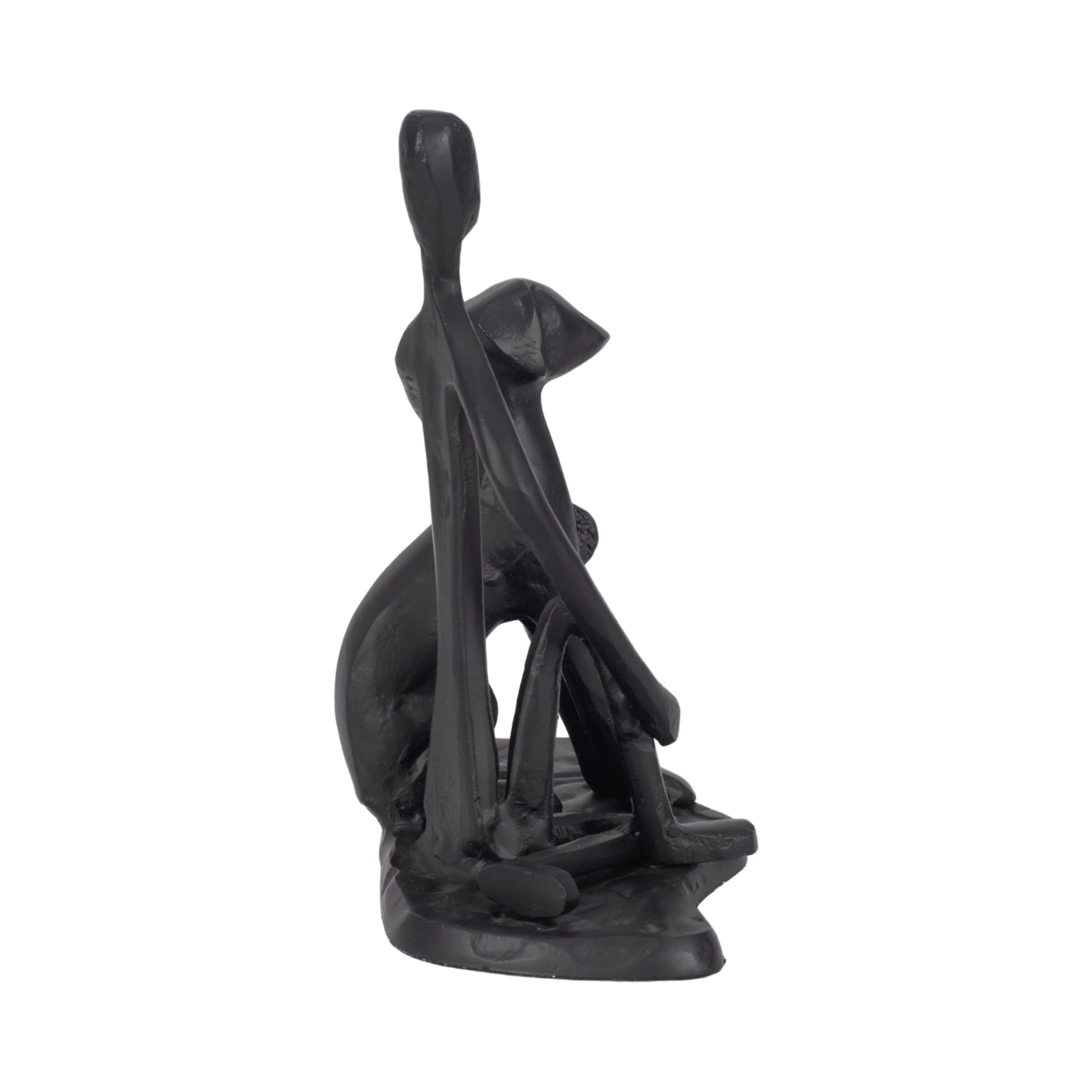 9" Mans Best Friend Sculpture, Black