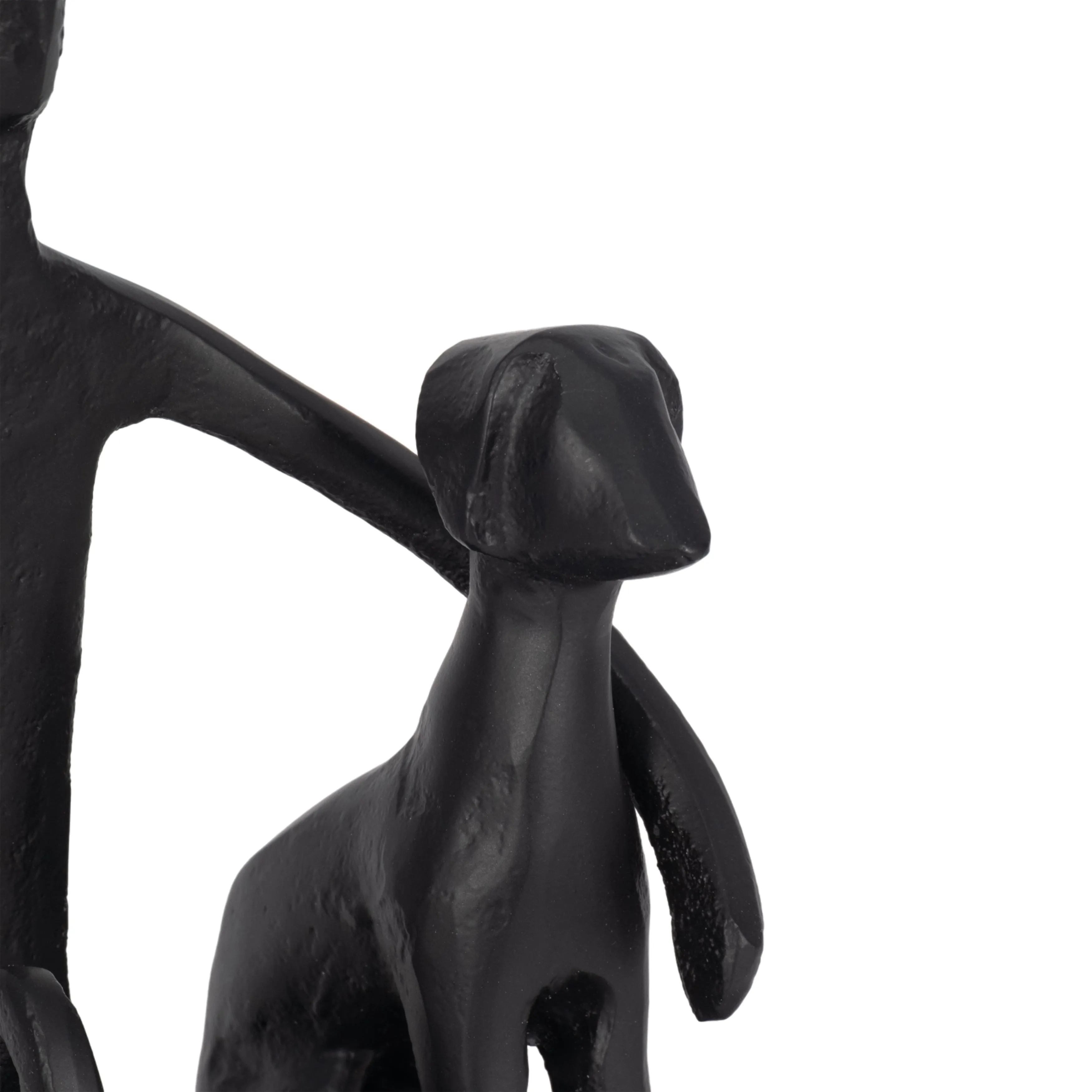 9" Mans Best Friend Sculpture, Black