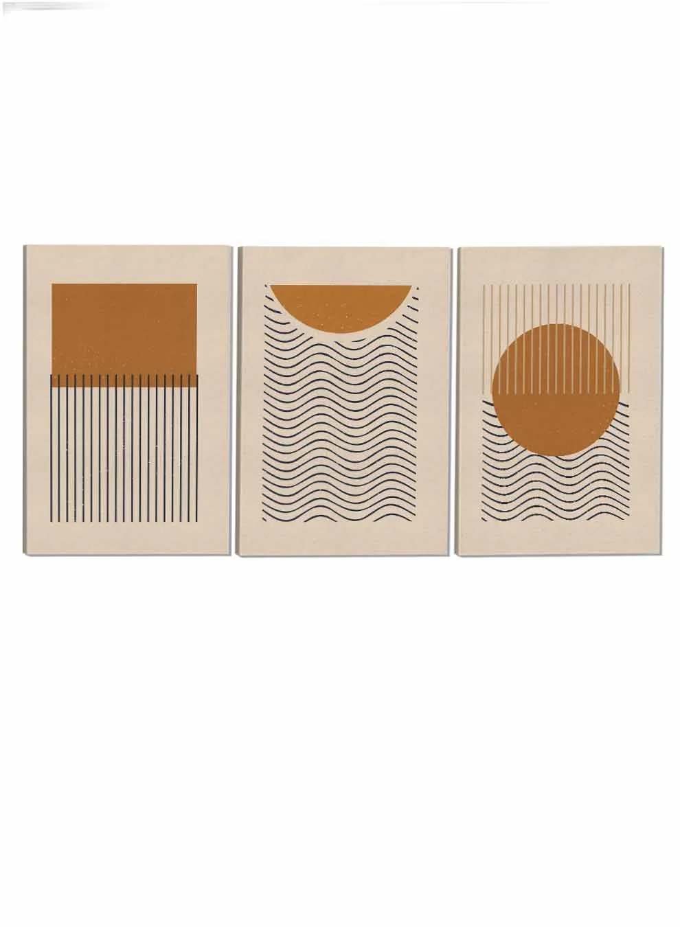 Aestheticism Line Abstract Paintings(set of 3)