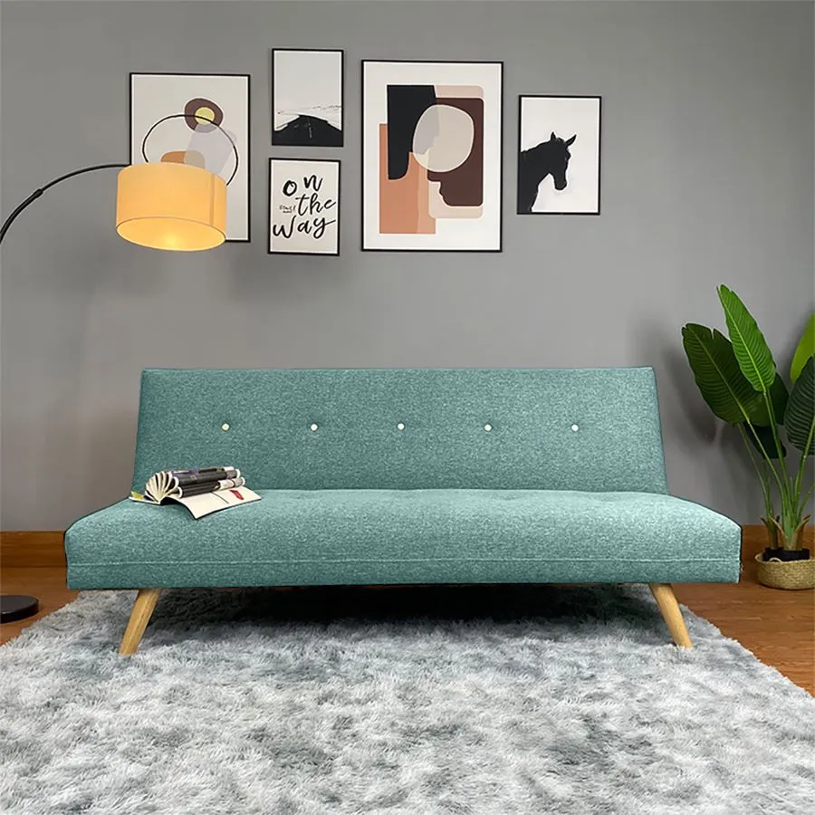 Aimar 2 In 1 Sofabed Velvet Upholstered