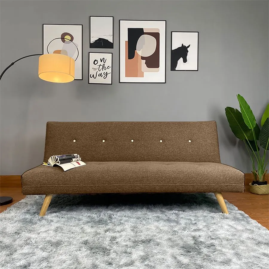 Aimar 2 In 1 Sofabed Velvet Upholstered