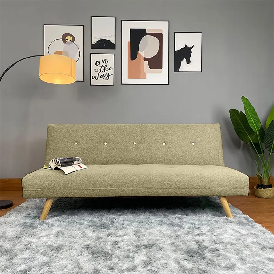 Aimar 2 In 1 Sofabed Velvet Upholstered