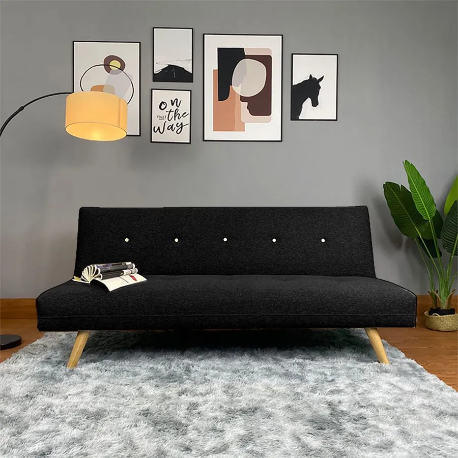 Aimar 2 In 1 Sofabed Velvet Upholstered