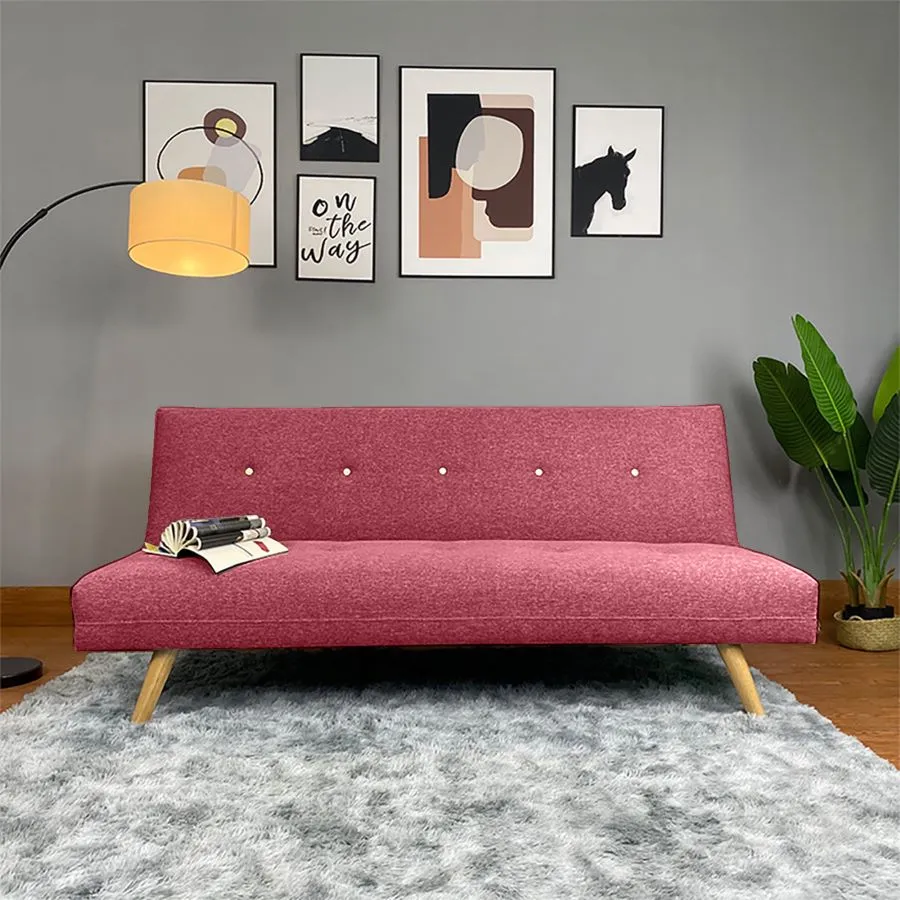 Aimar 2 In 1 Sofabed Velvet Upholstered