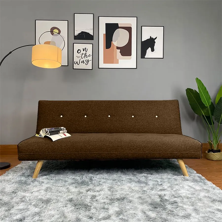 Aimar 2 In 1 Sofabed Velvet Upholstered
