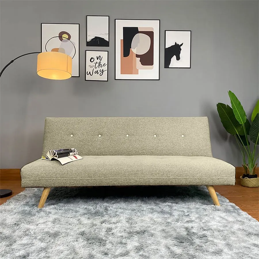 Aimar 2 In 1 Sofabed Velvet Upholstered