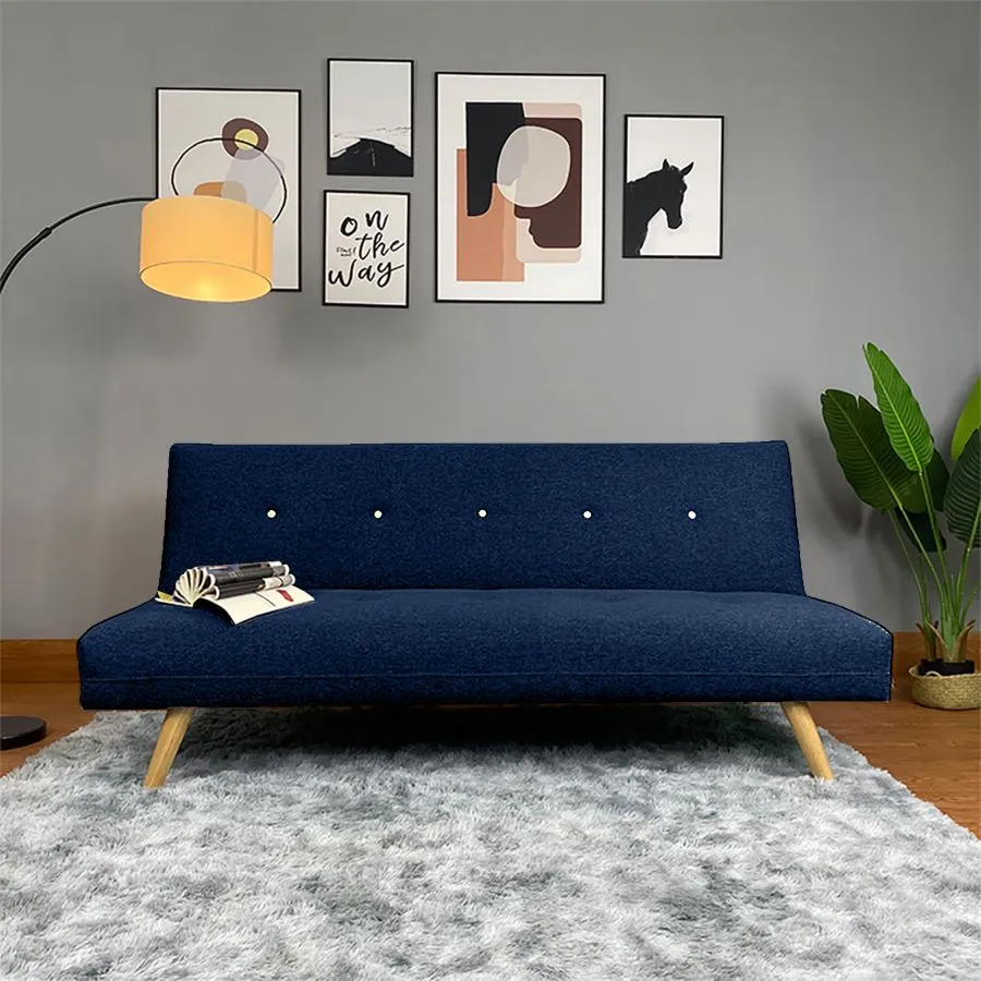 Aimar 2 In 1 Sofabed Velvet Upholstered