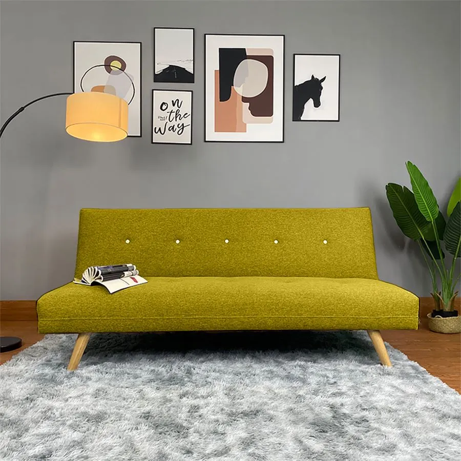 Aimar 2 In 1 Sofabed Velvet Upholstered