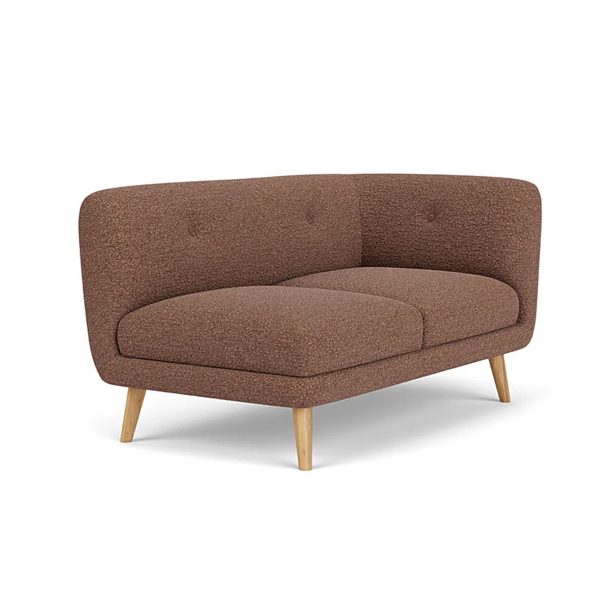 Alfred Boucle Right 2 Seater Modular Sofa