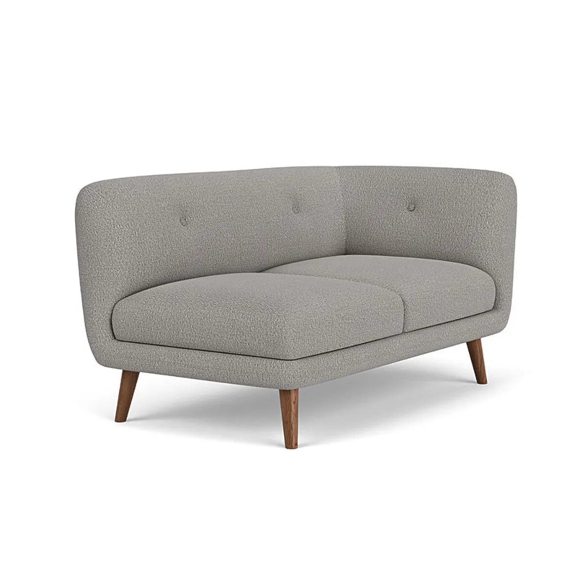 Alfred Boucle Right 2 Seater Modular Sofa