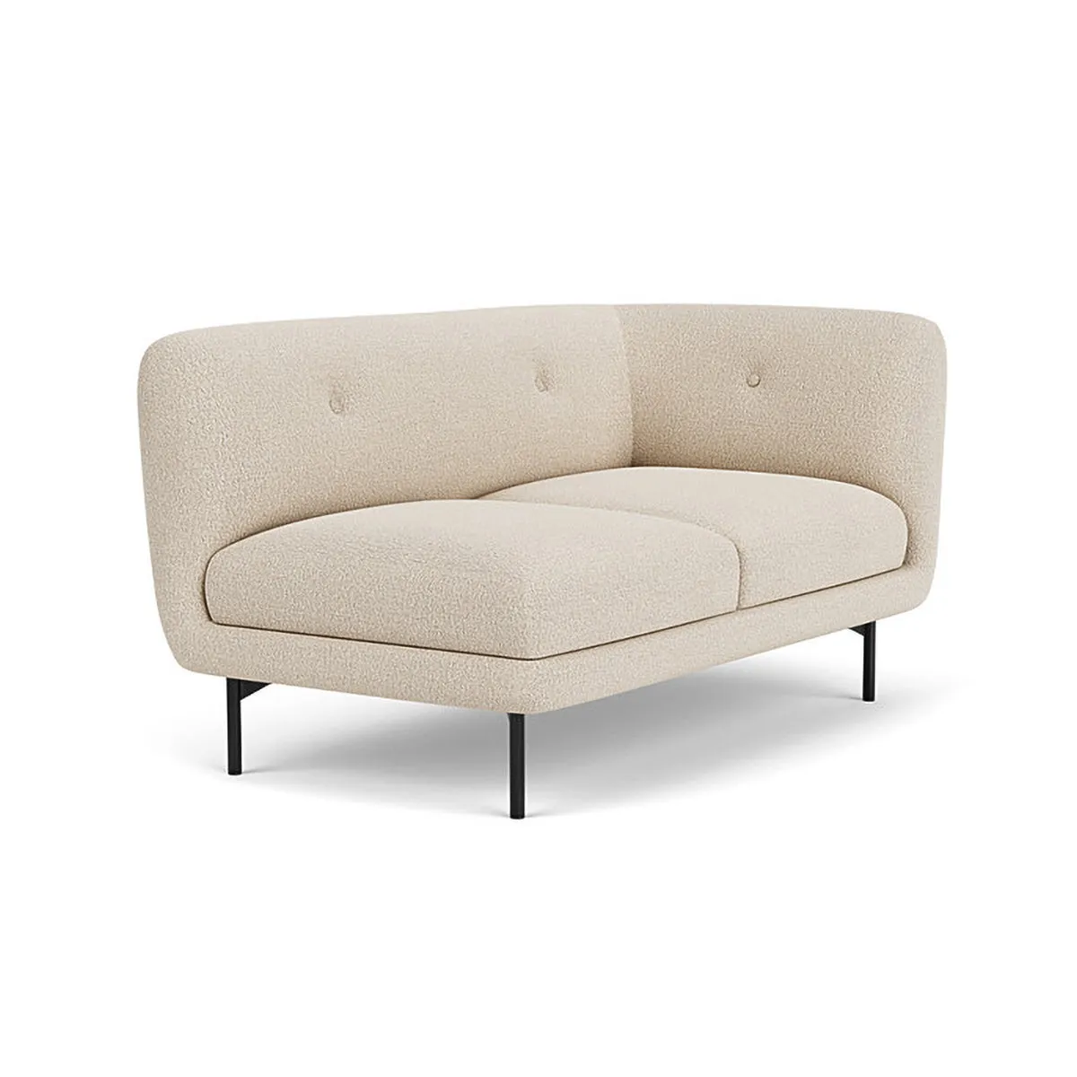 Alfred Boucle Right 2 Seater Modular Sofa