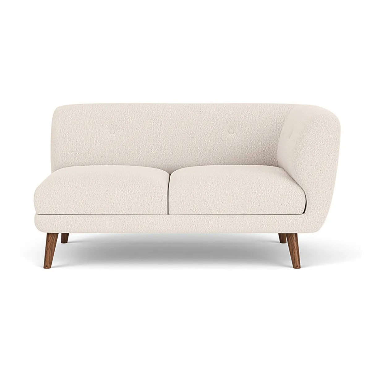Alfred Boucle Right 2 Seater Modular Sofa