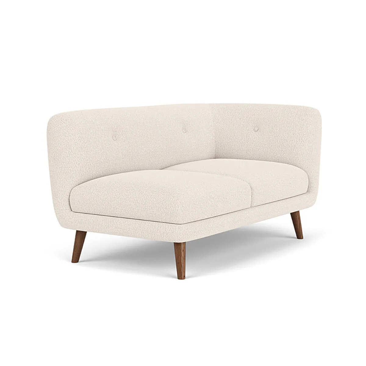 Alfred Boucle Right 2 Seater Modular Sofa